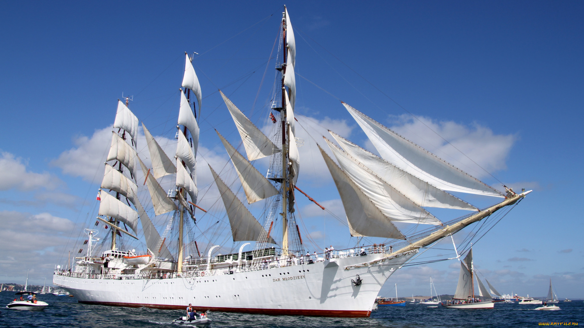 корабли, парусники, мачты, паруса