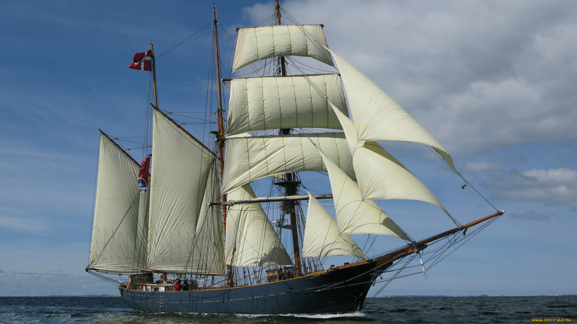 корабли, парусники, мачты, паруса