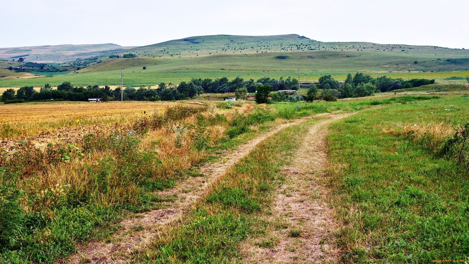 природа, дороги, дорога, холмы