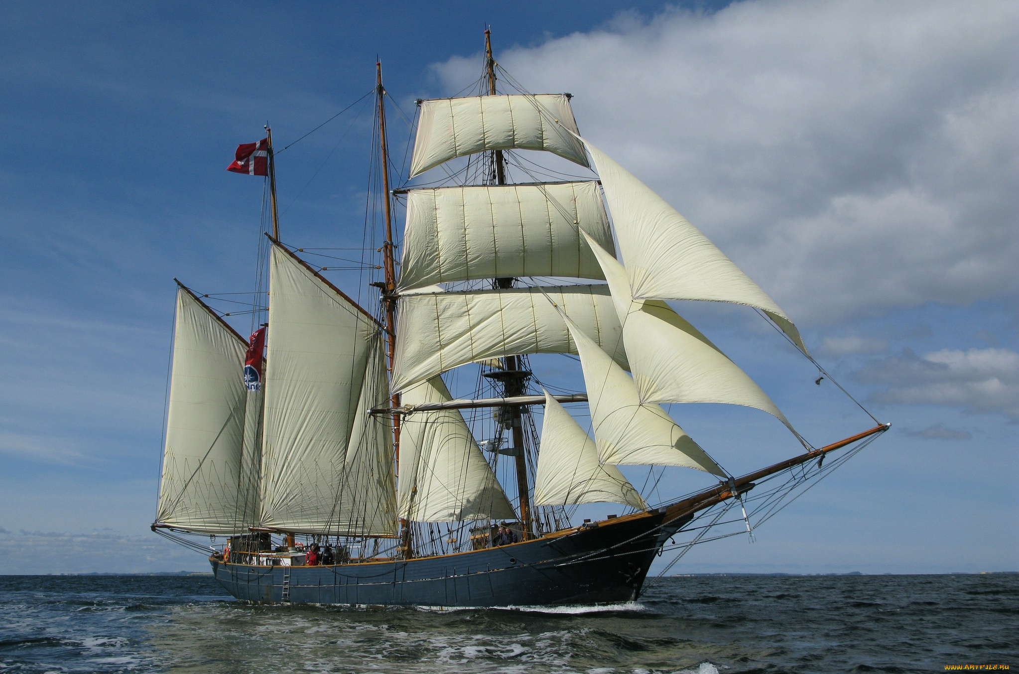 корабли, парусники, мачты, паруса