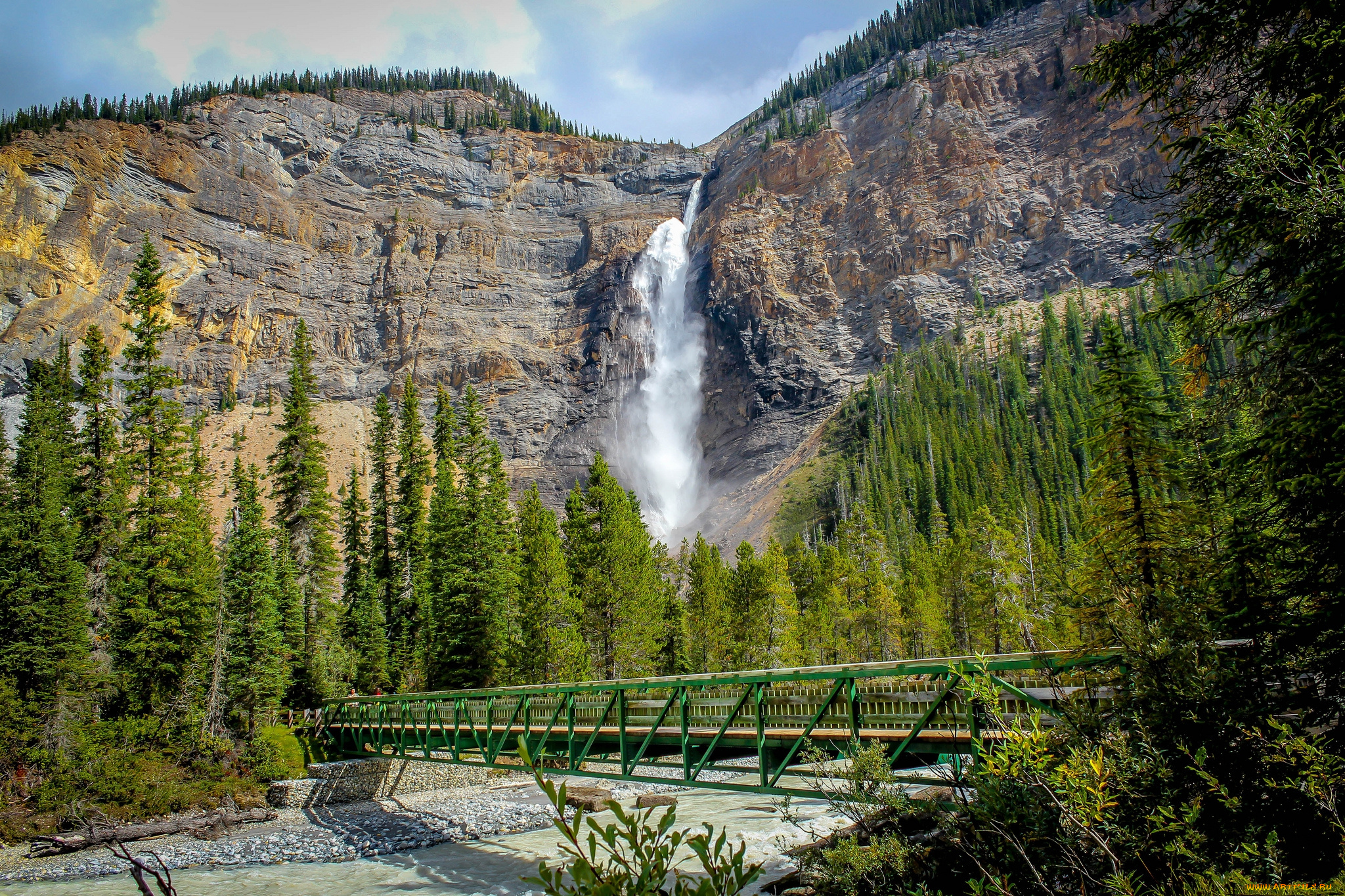 природа, водопады, простор