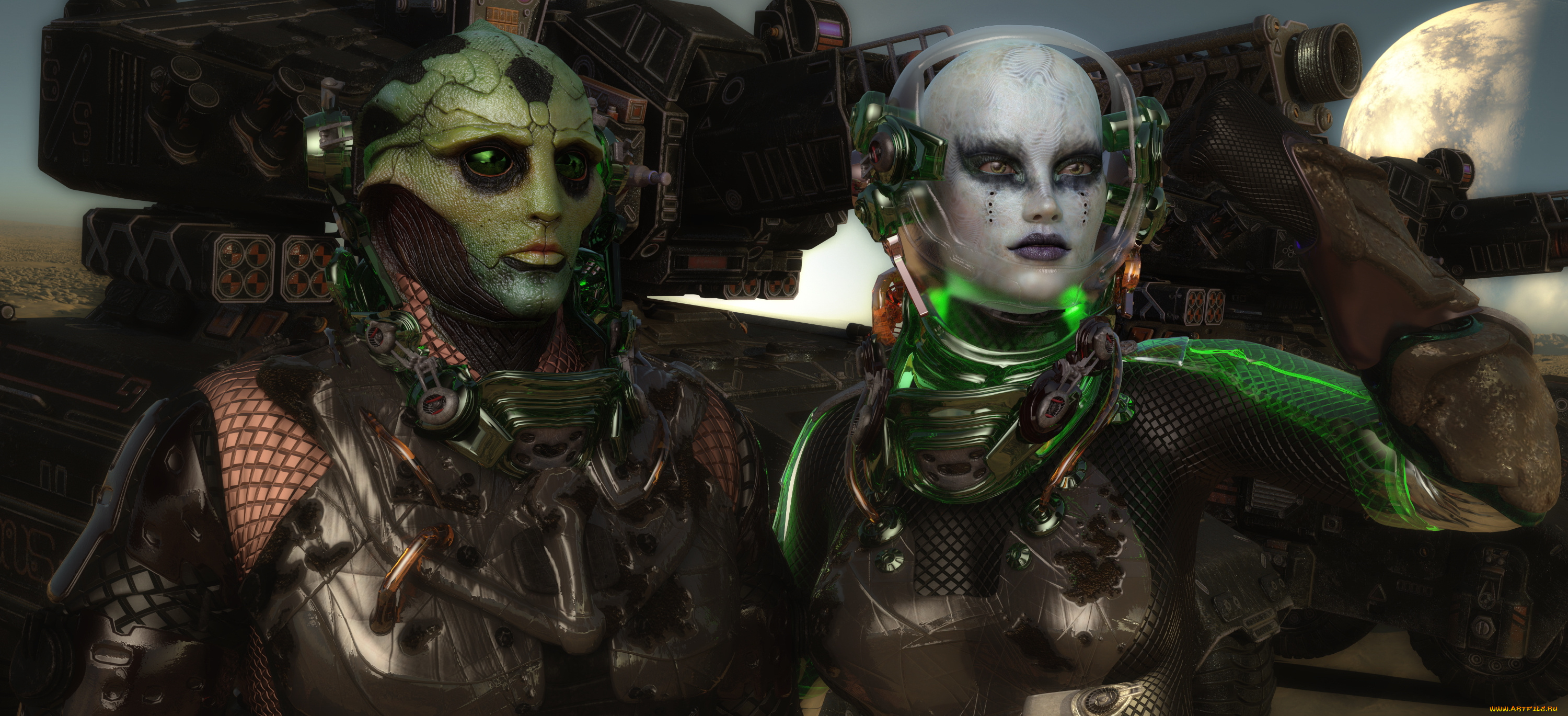 3д, графика, фантазия, , fantasy, девушка, взгляд, фон