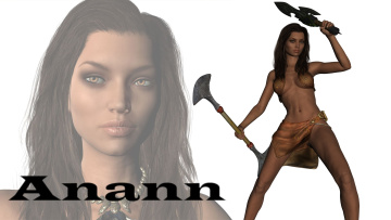 Картинка 3д+графика фантазия+ fantasy фон взгляд девушка