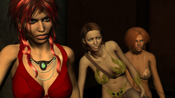 Картинка 3д+графика фантазия+ fantasy фон взгляд девушки