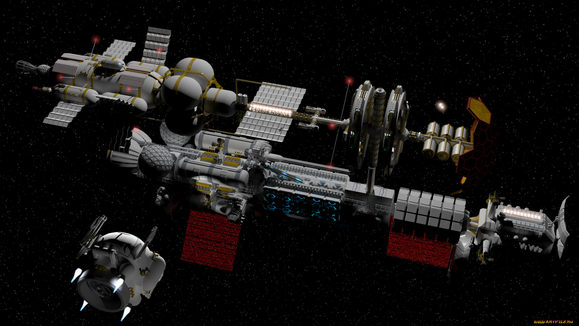 3д, графика, космические, корабли, , звездолеты, , spaceships, , starships, галактика, звезды, планеты, космический, корабль