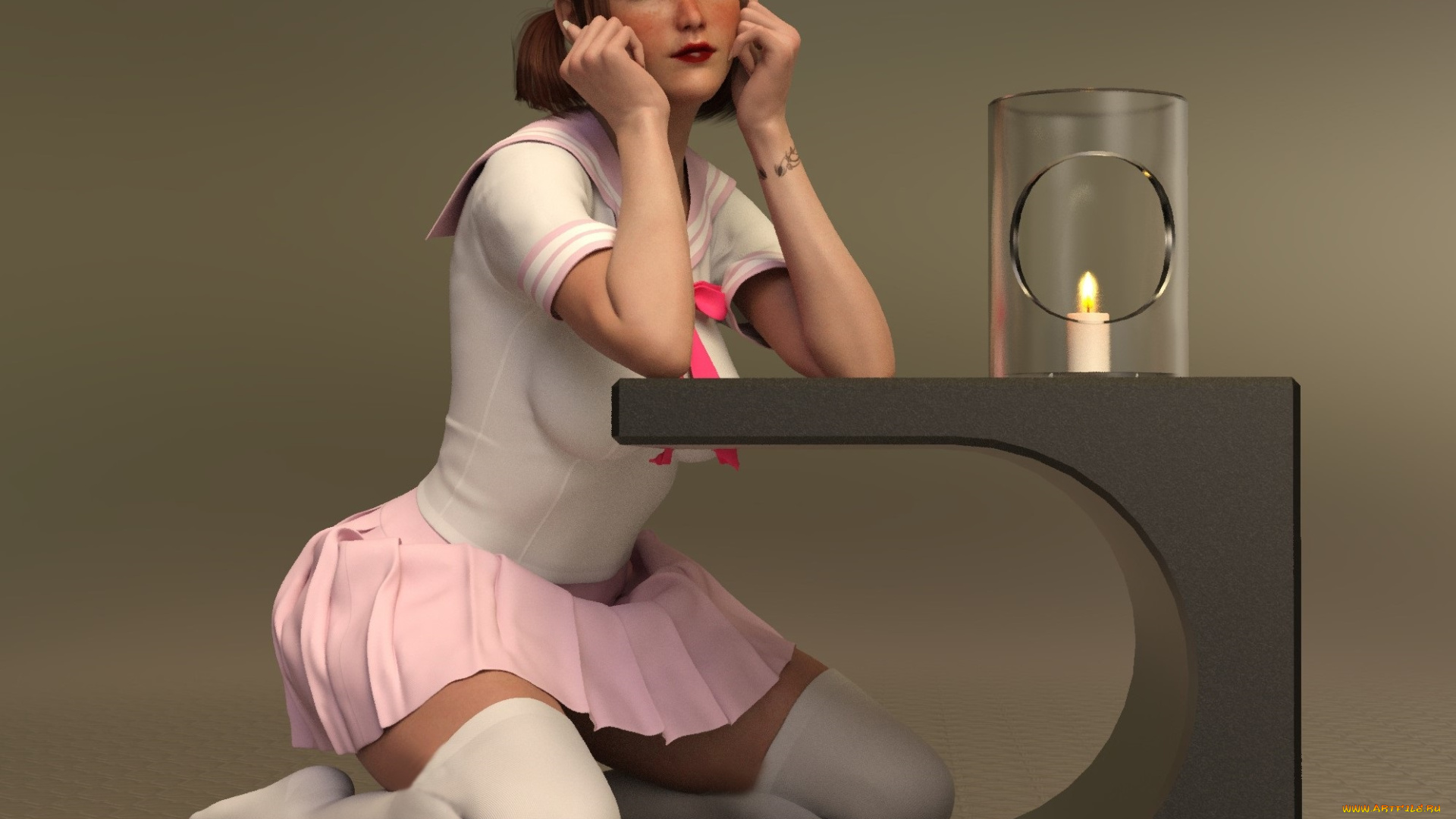 3д, графика, люди, , people, фон, взгляд, девушка