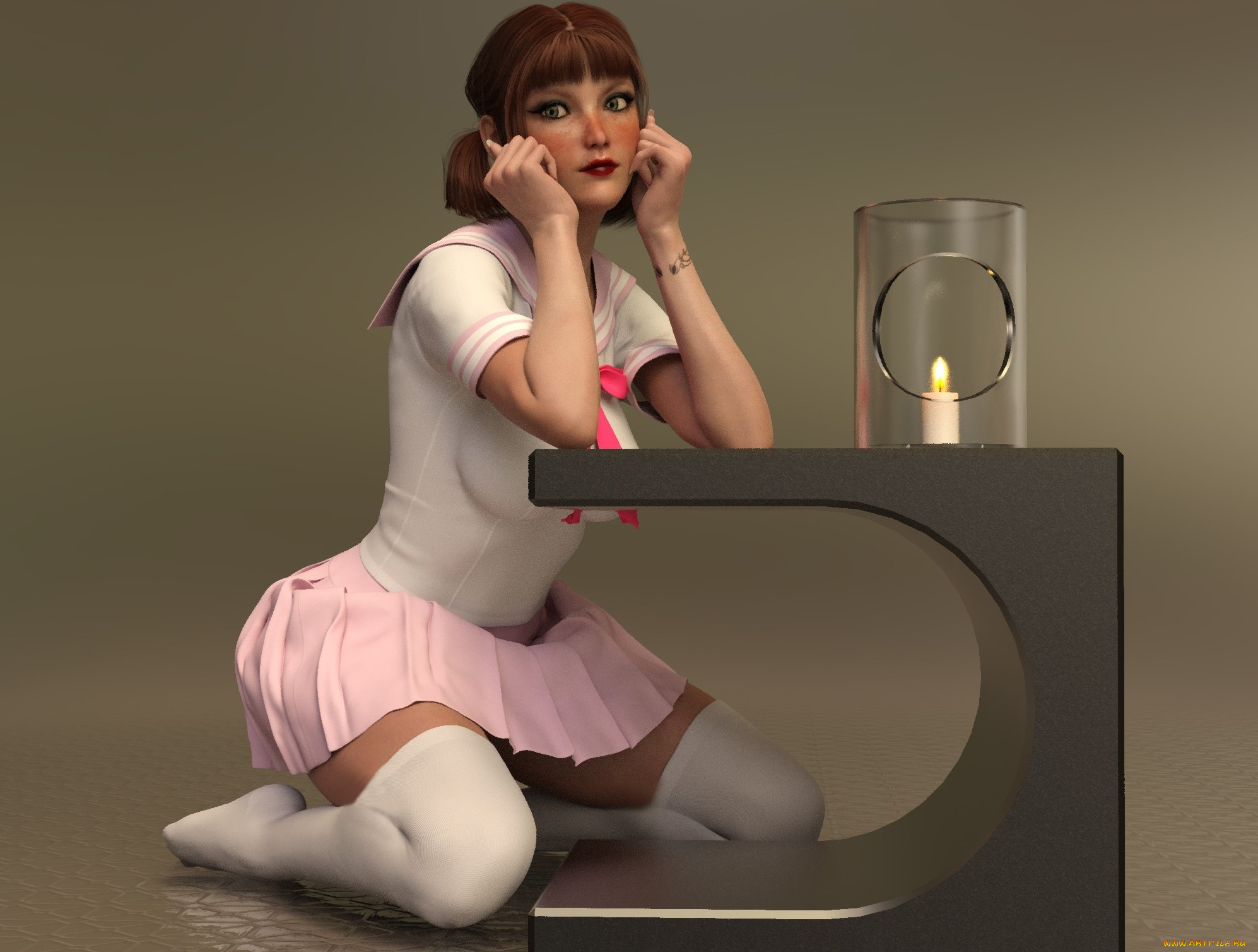 3д, графика, люди, , people, фон, взгляд, девушка