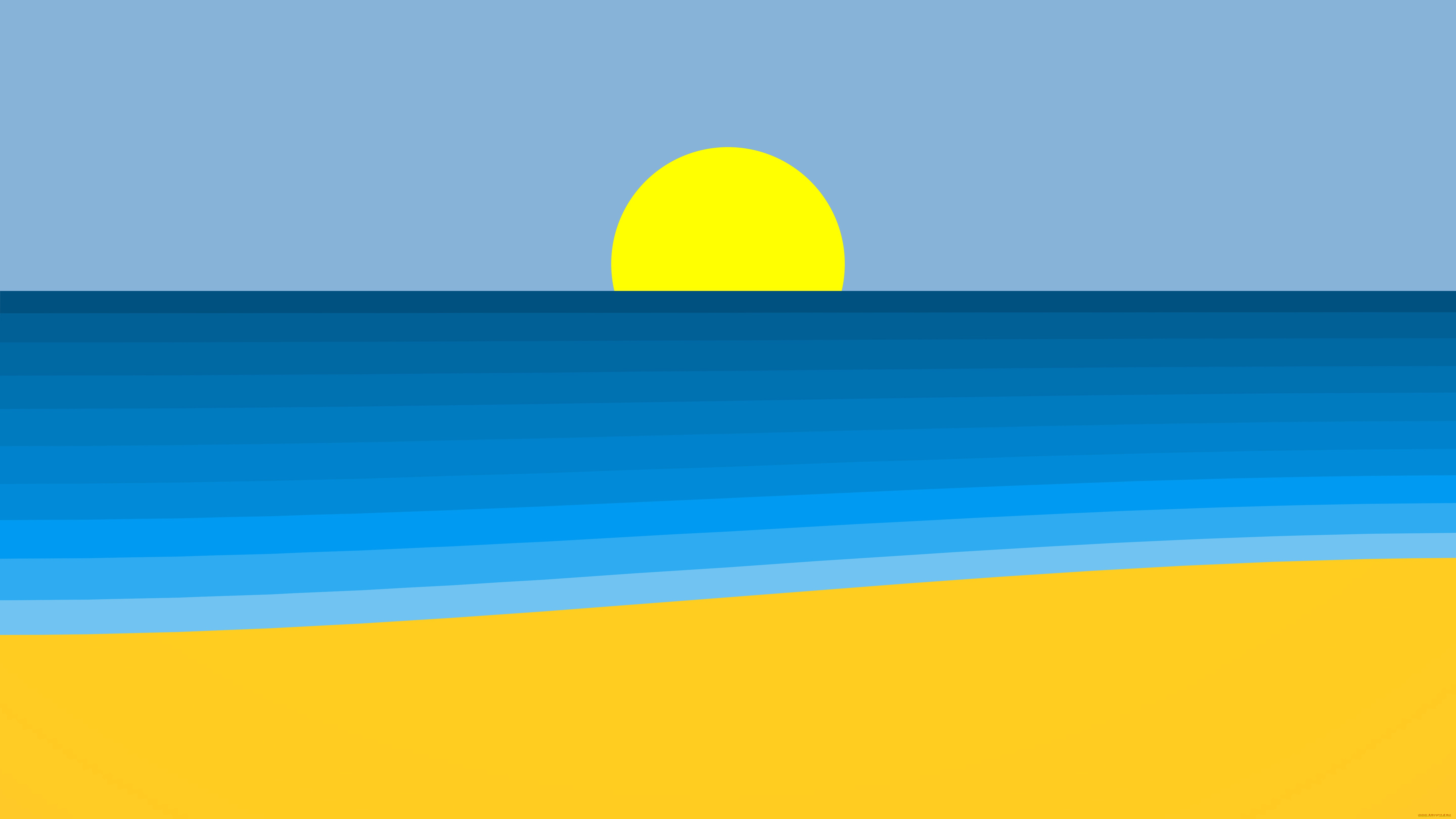 векторная, графика, природа, , nature, море