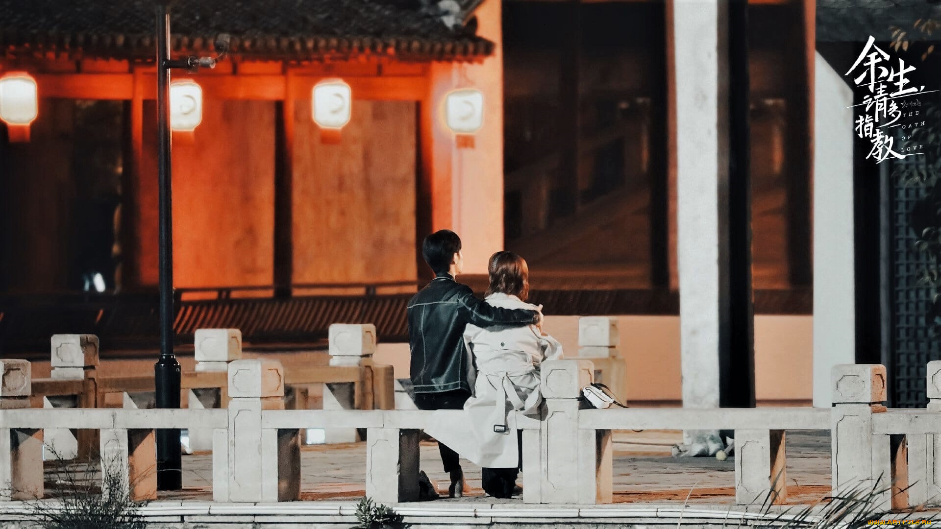 кино, фильмы, the, oath, of, love, пара, мост, фонари