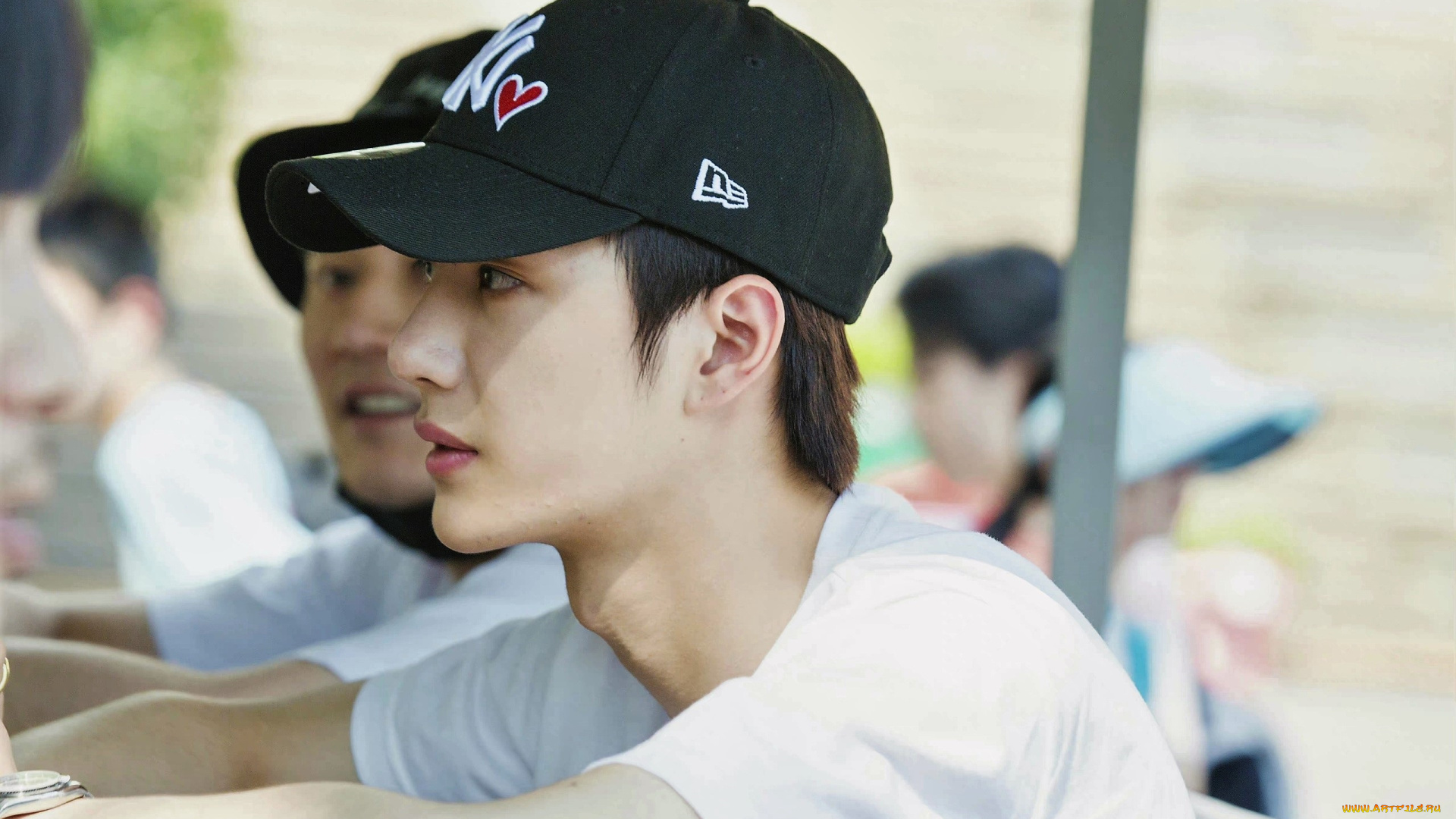 мужчины, wang, yi, bo, лицо, кепка