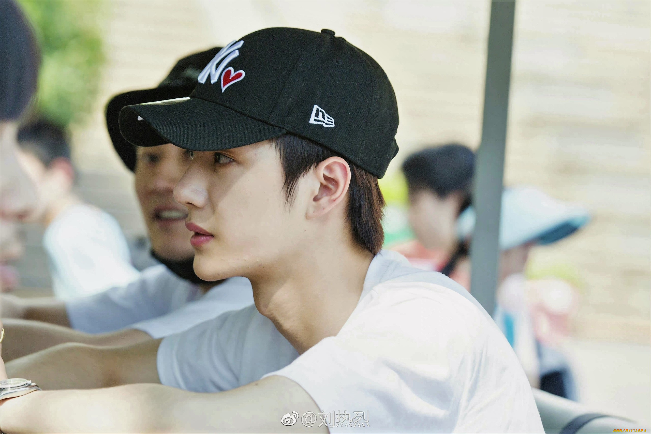 мужчины, wang, yi, bo, лицо, кепка