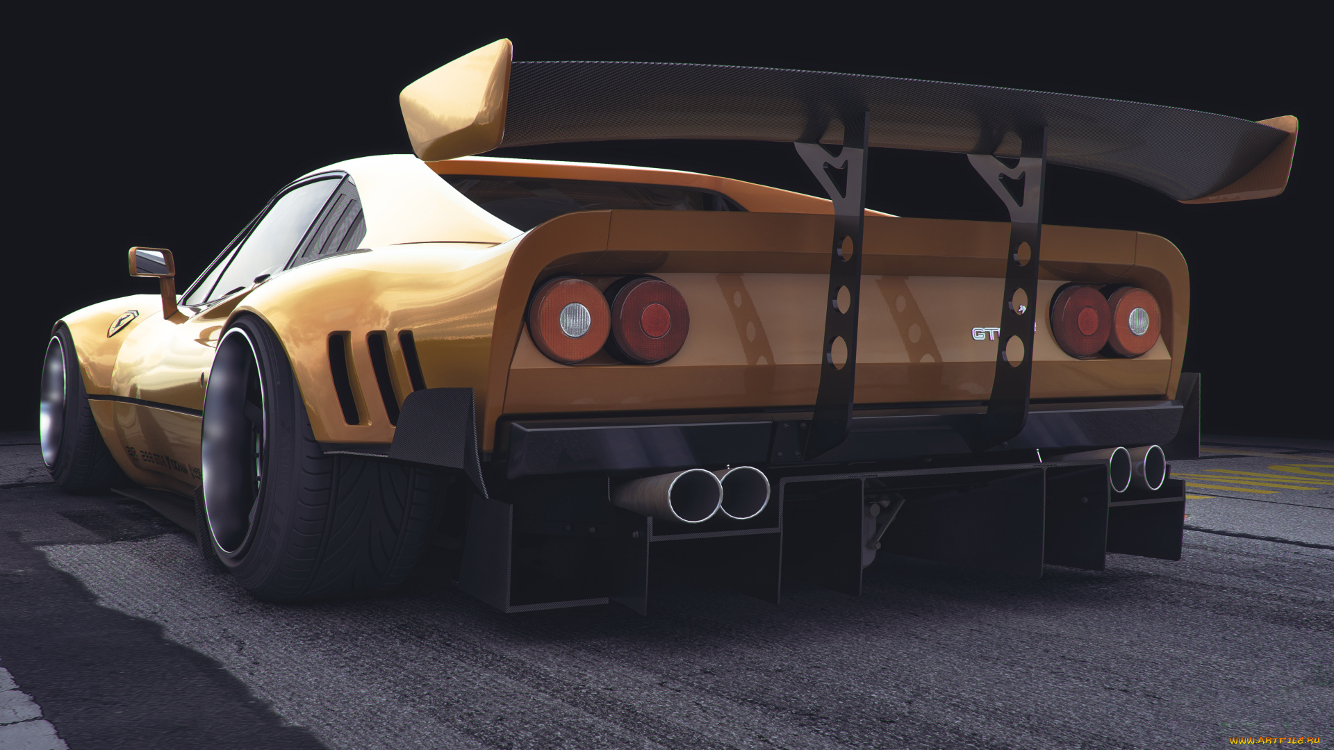 автомобили, 3д, ferrari