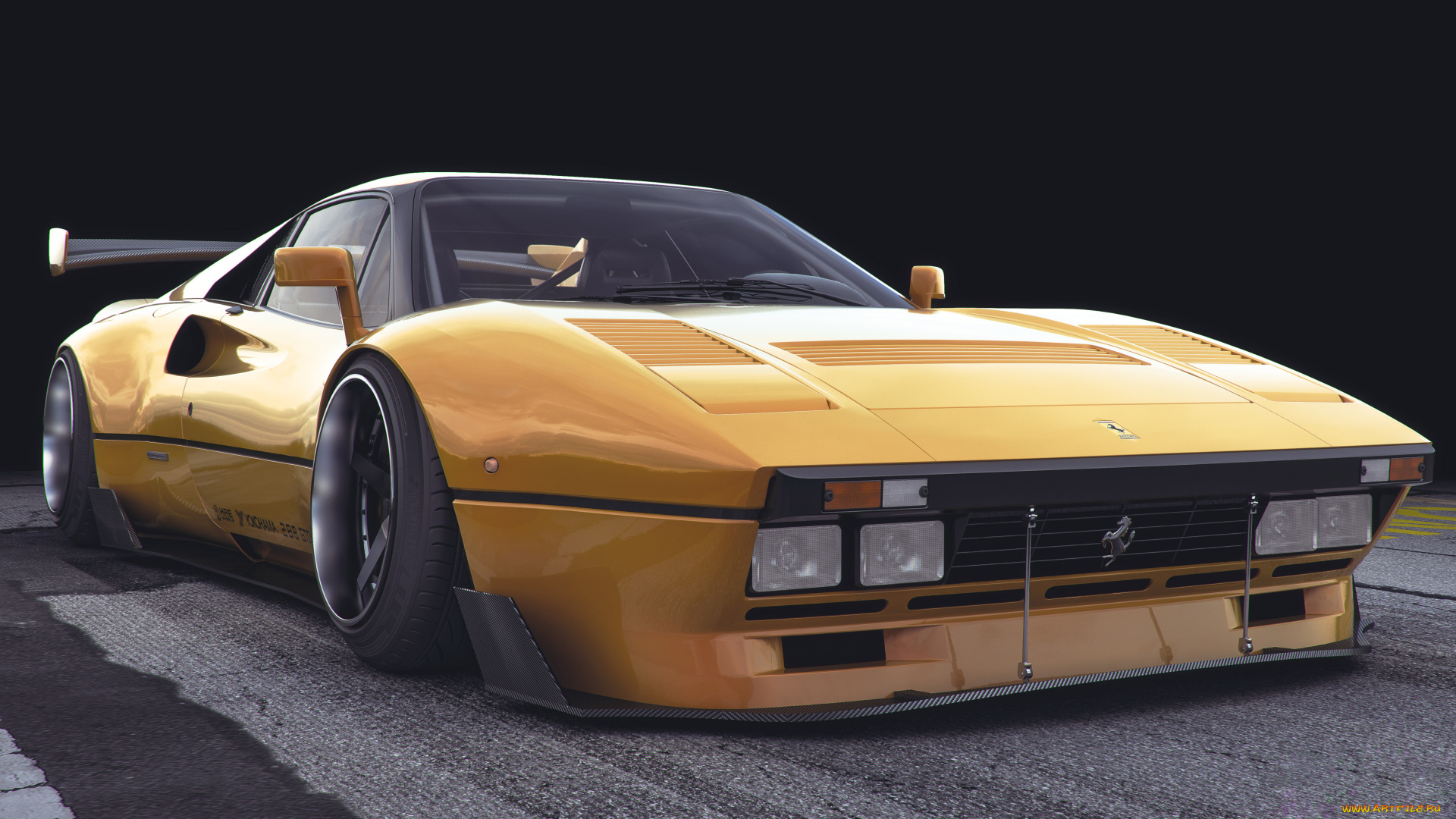 автомобили, 3д, ferrari