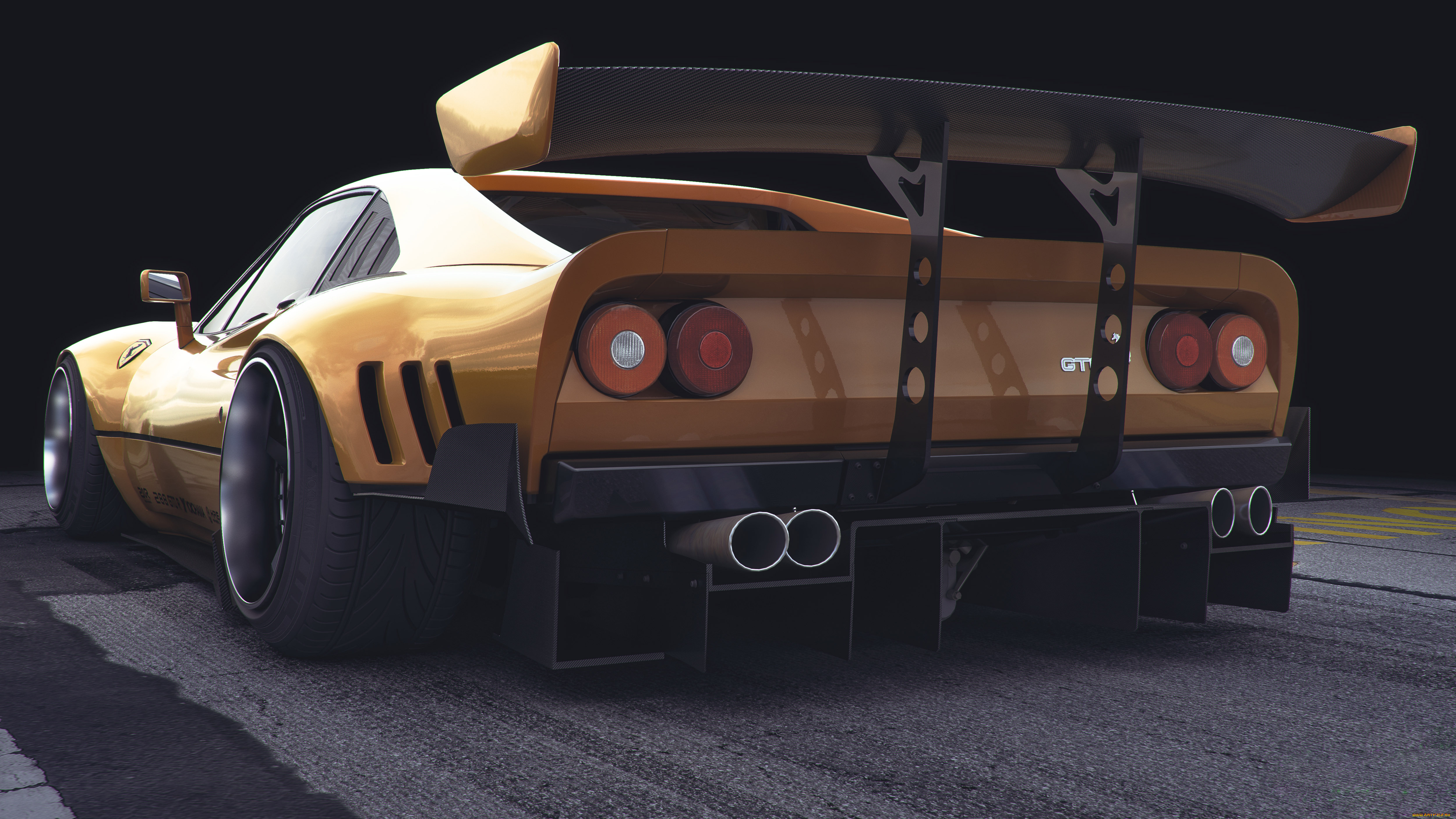 автомобили, 3д, ferrari