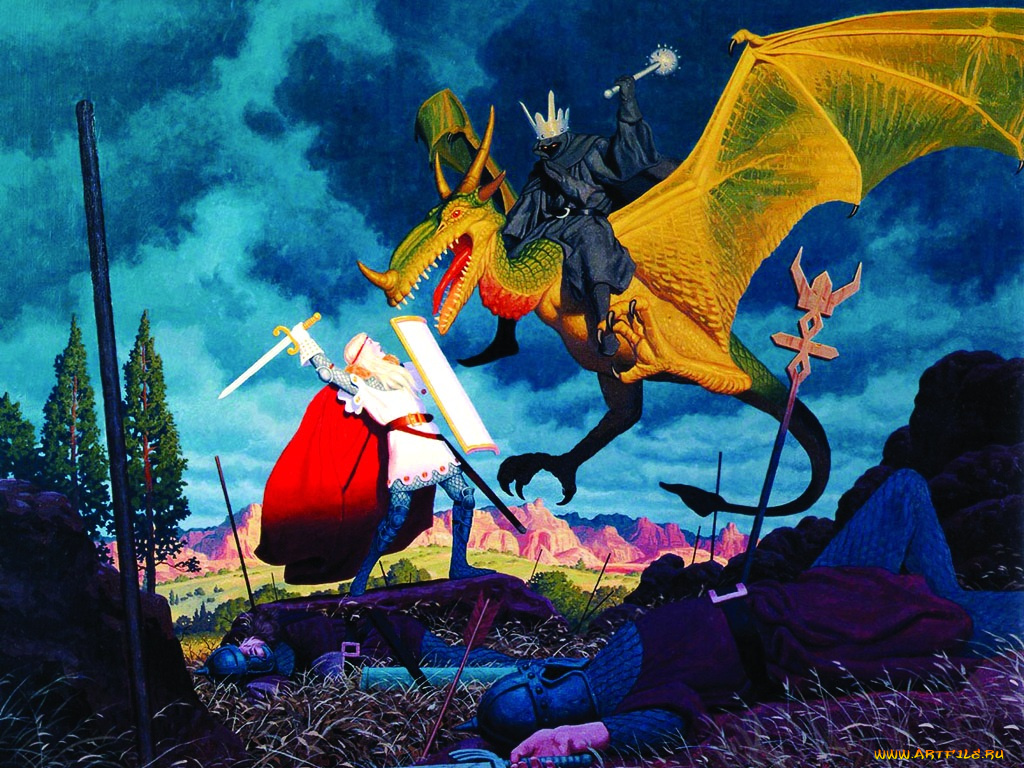 фэнтези, драконы