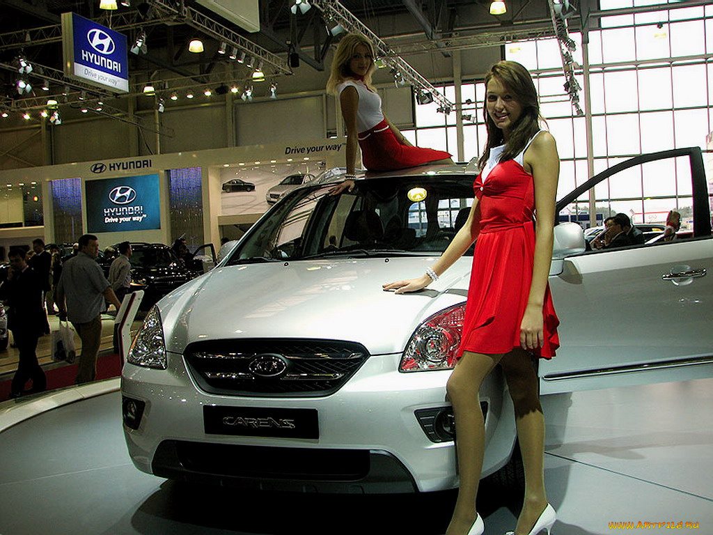 kia, carens, автомобили, авто, девушками