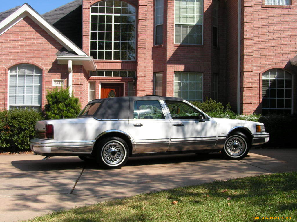 lincoln, town, car, автомобили