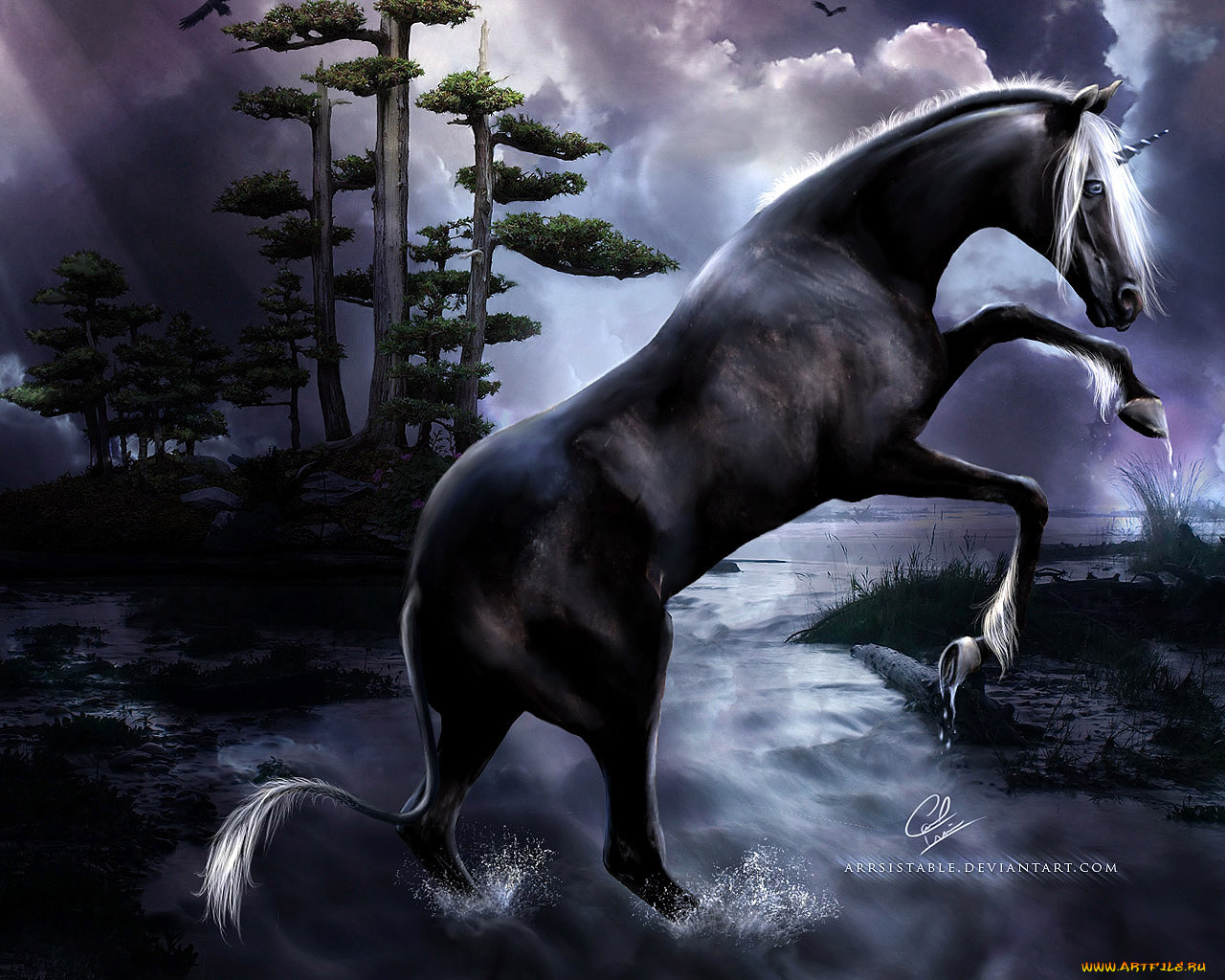 фэнтези, единороги