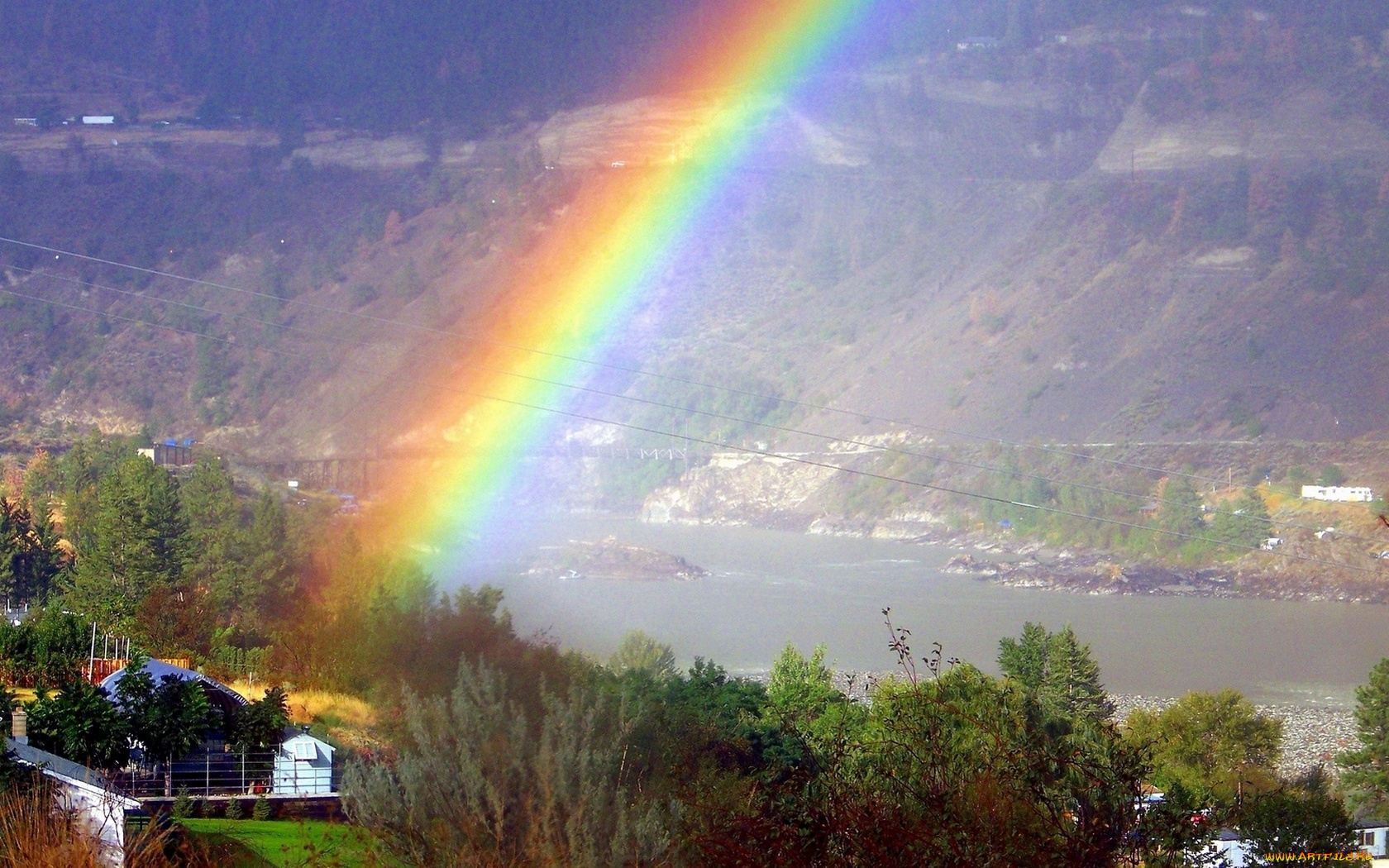 природа, радуга