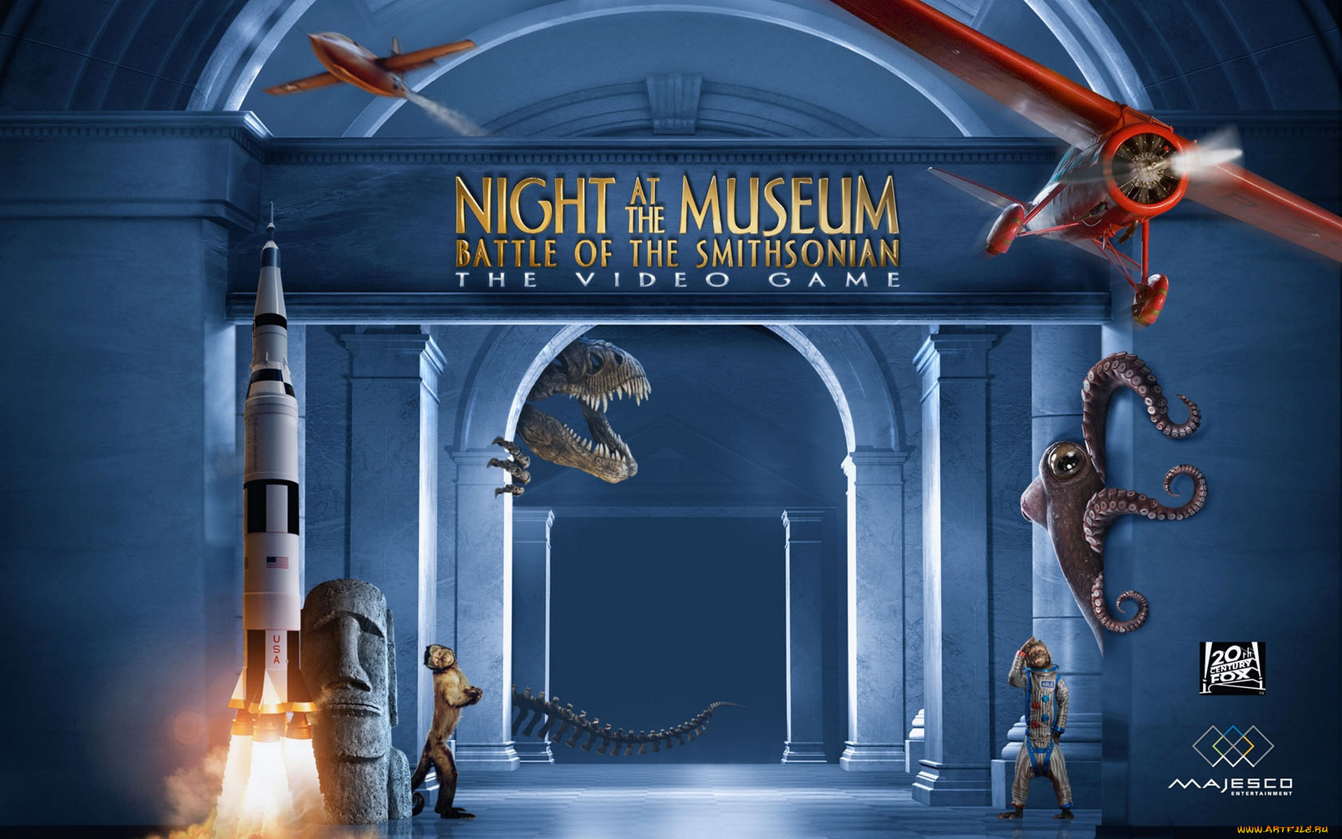 night, at, the, museum, видео, игры, battle, of, smithsonian