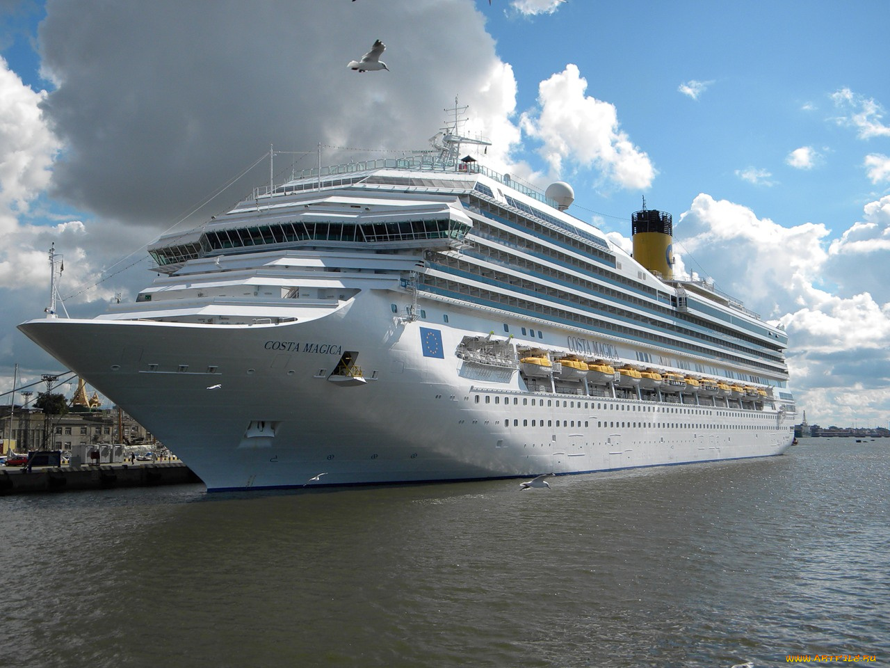 клайпедском, порту, корабли, лайнеры