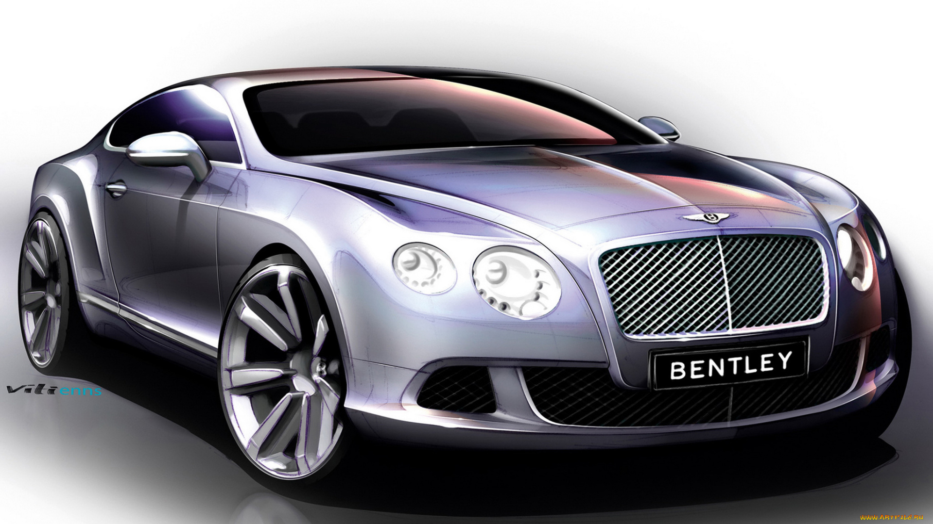 автомобили, рисованные