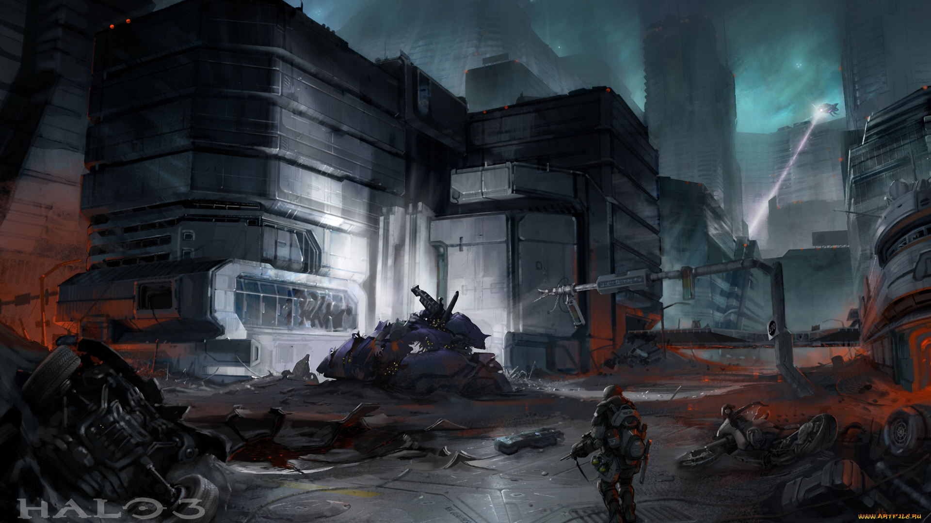 видео, игры, halo, odst