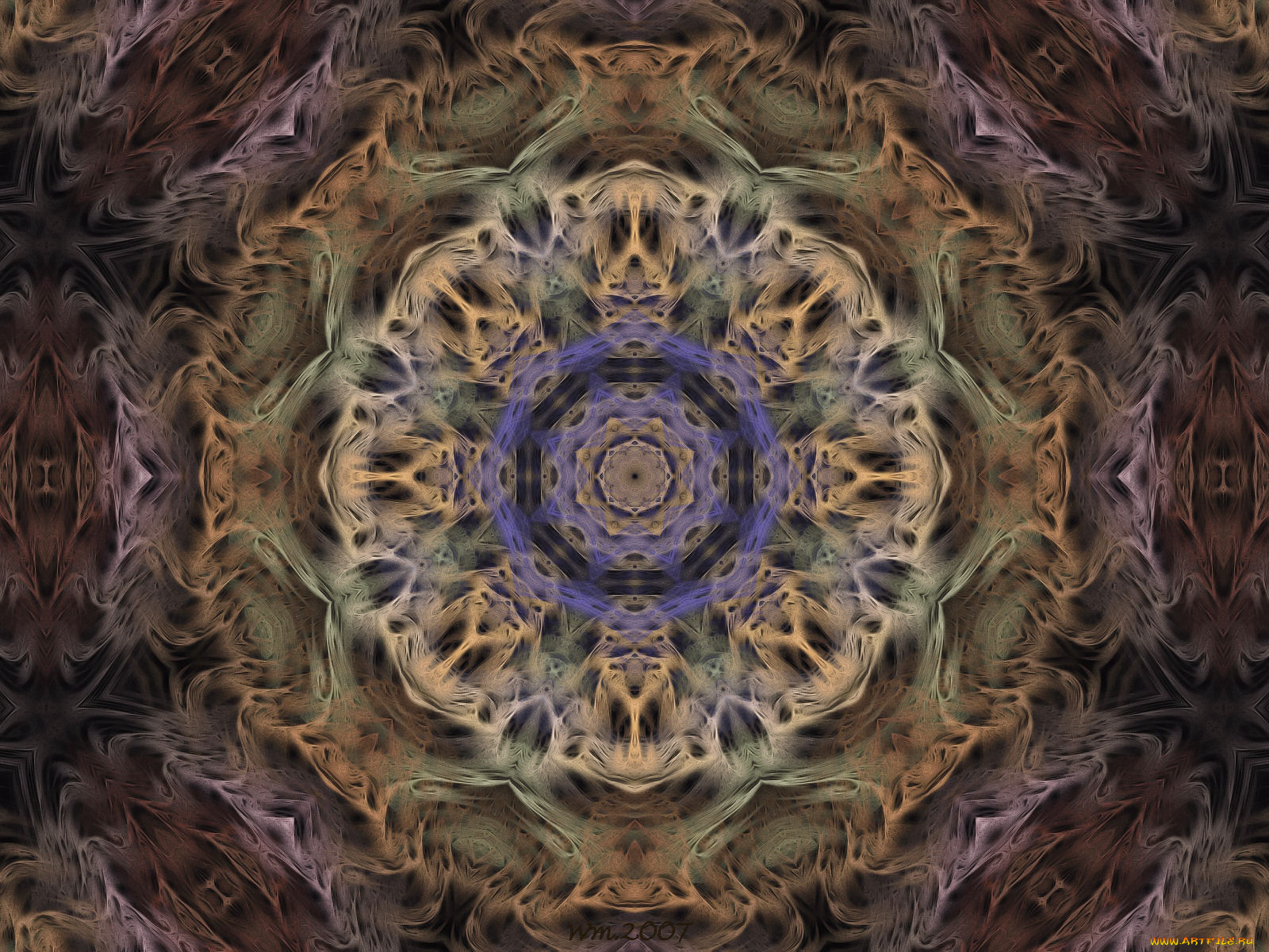 3д, графика, fractal, фракталы, абстракция, цвета, узор