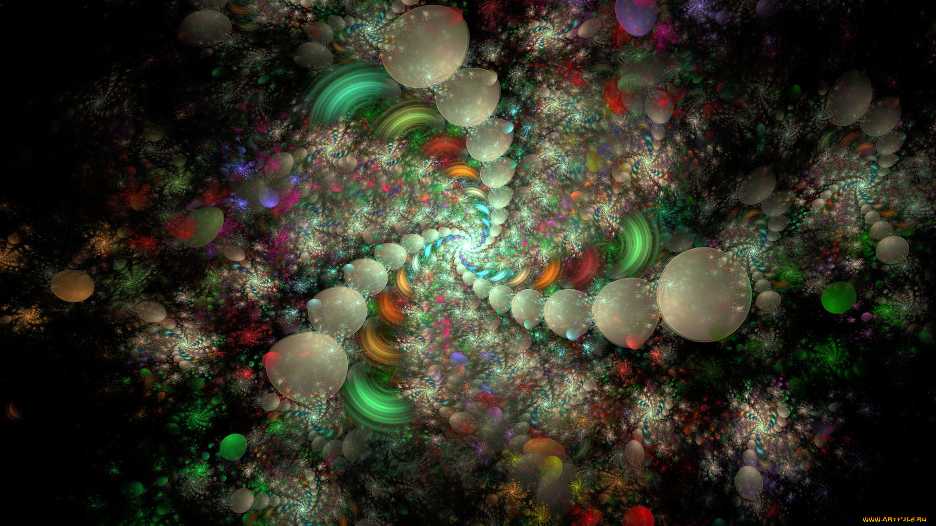 3д, графика, fractal, фракталы, цвета, узор, фрактал