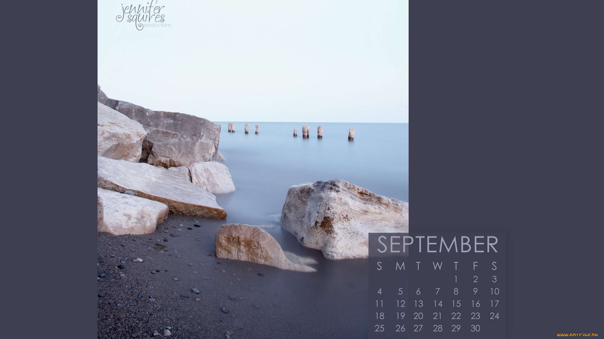 календари, природа, море, камни