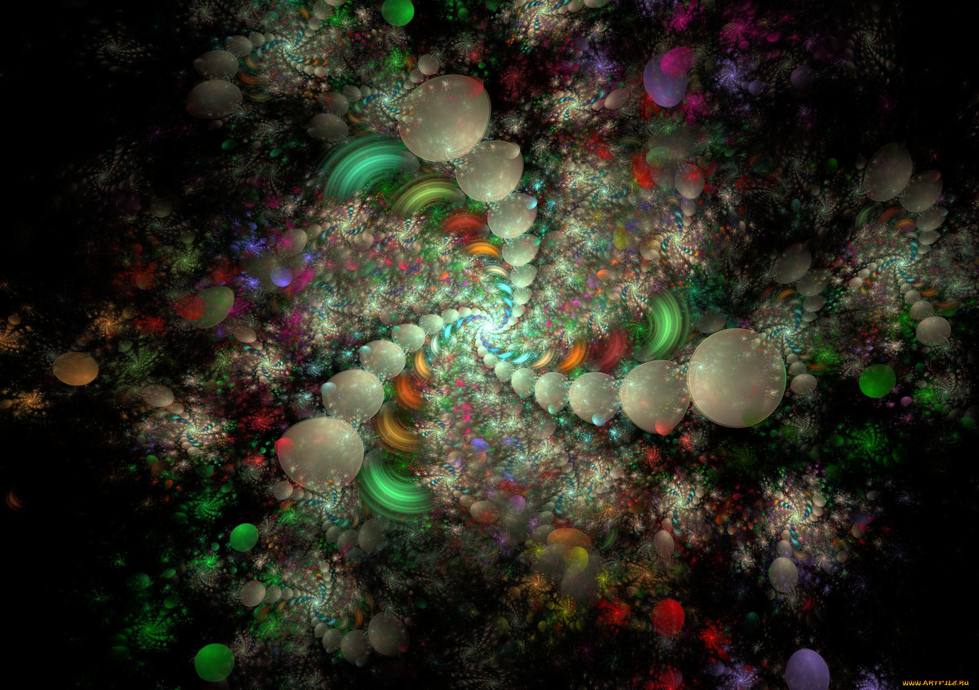 3д, графика, fractal, фракталы, цвета, узор, фрактал