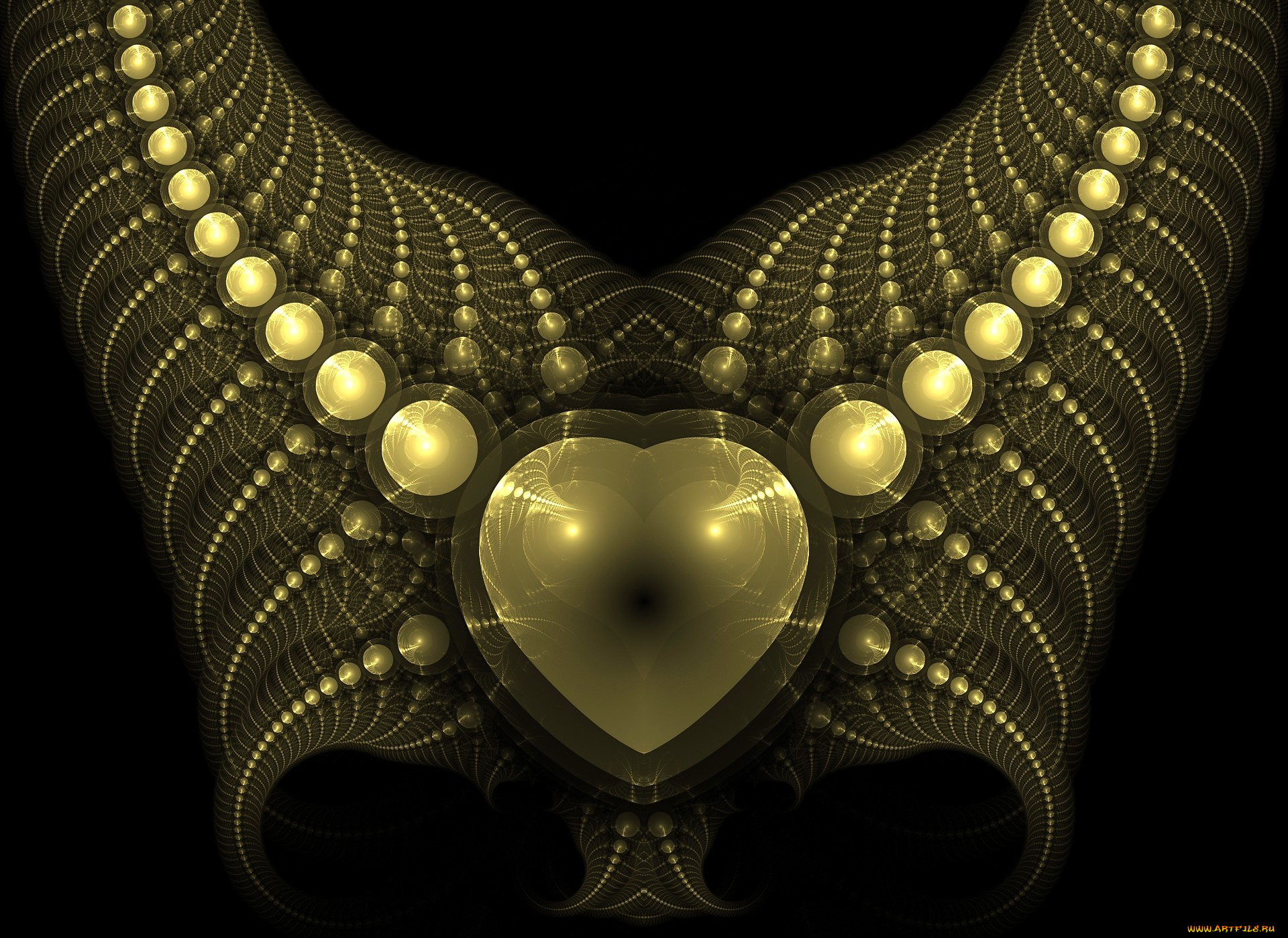 3д, графика, fractal, фракталы, узор, фрактал, тёмный