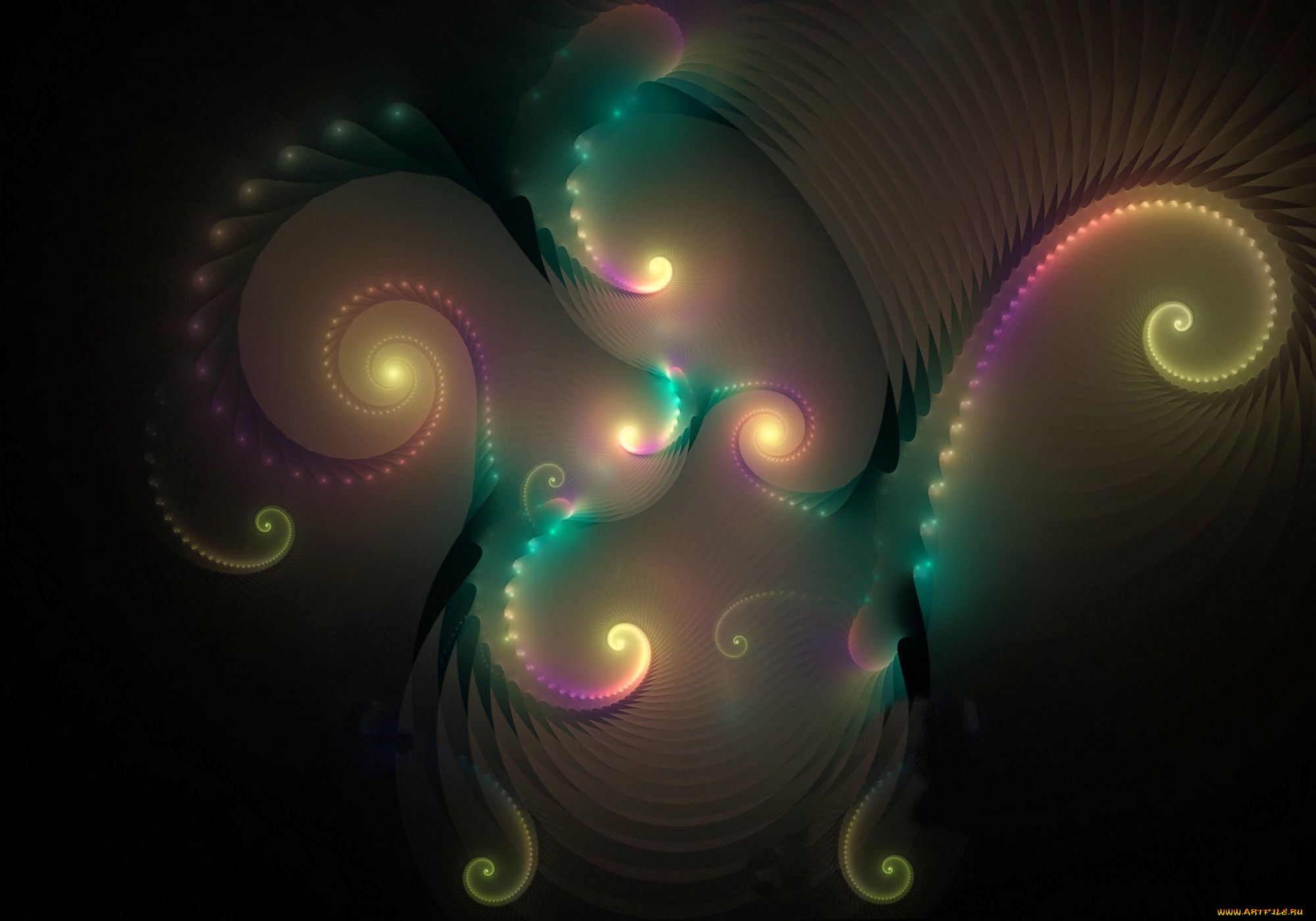 3д, графика, fractal, фракталы, цвета, фрактал, узор