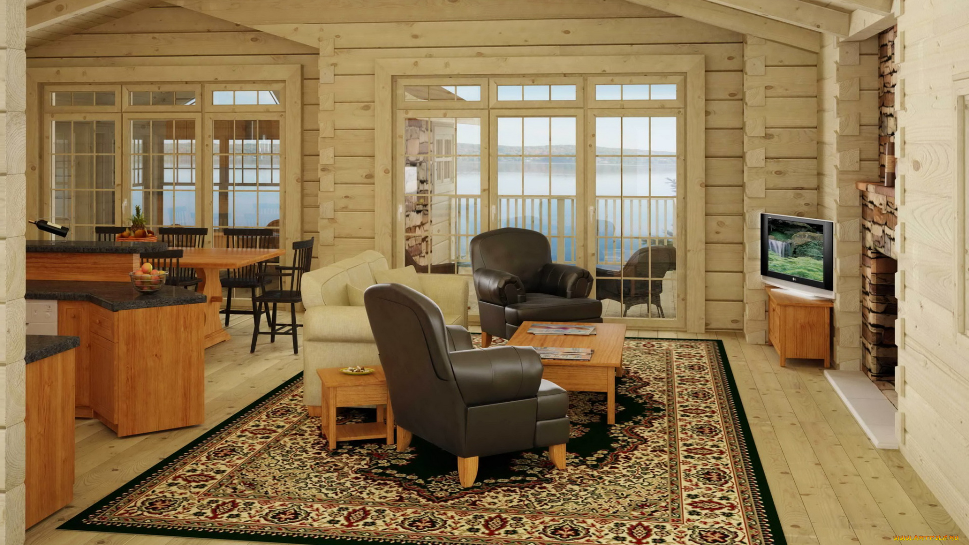 интерьер, гостиная, мебель, телевизор