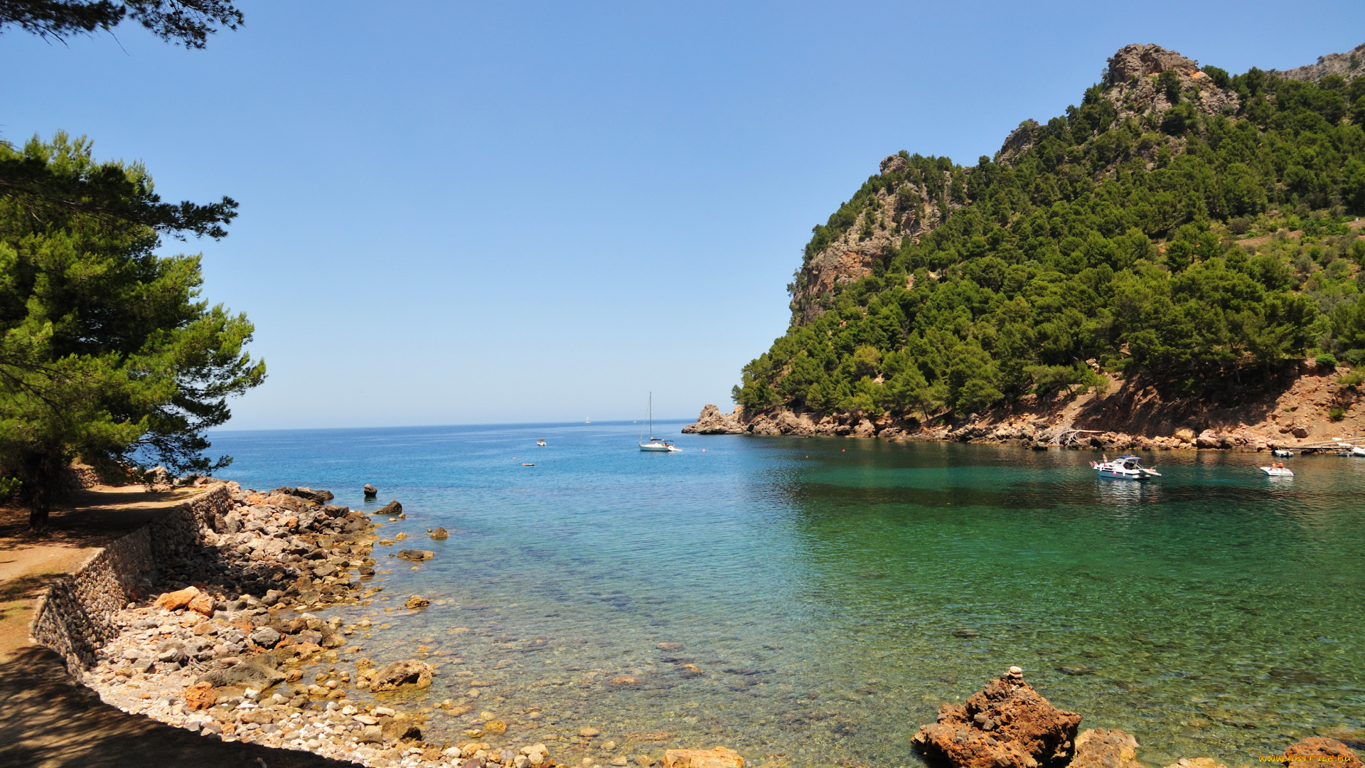 испания, балеарские, ва, mallorca, природа, побережье, море, обрыв