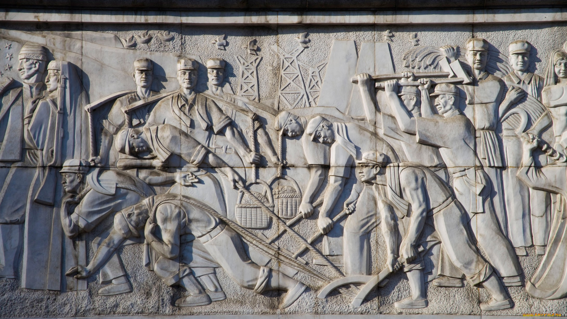 разное, рельефы, статуи, музейные, экспонаты, мемориал