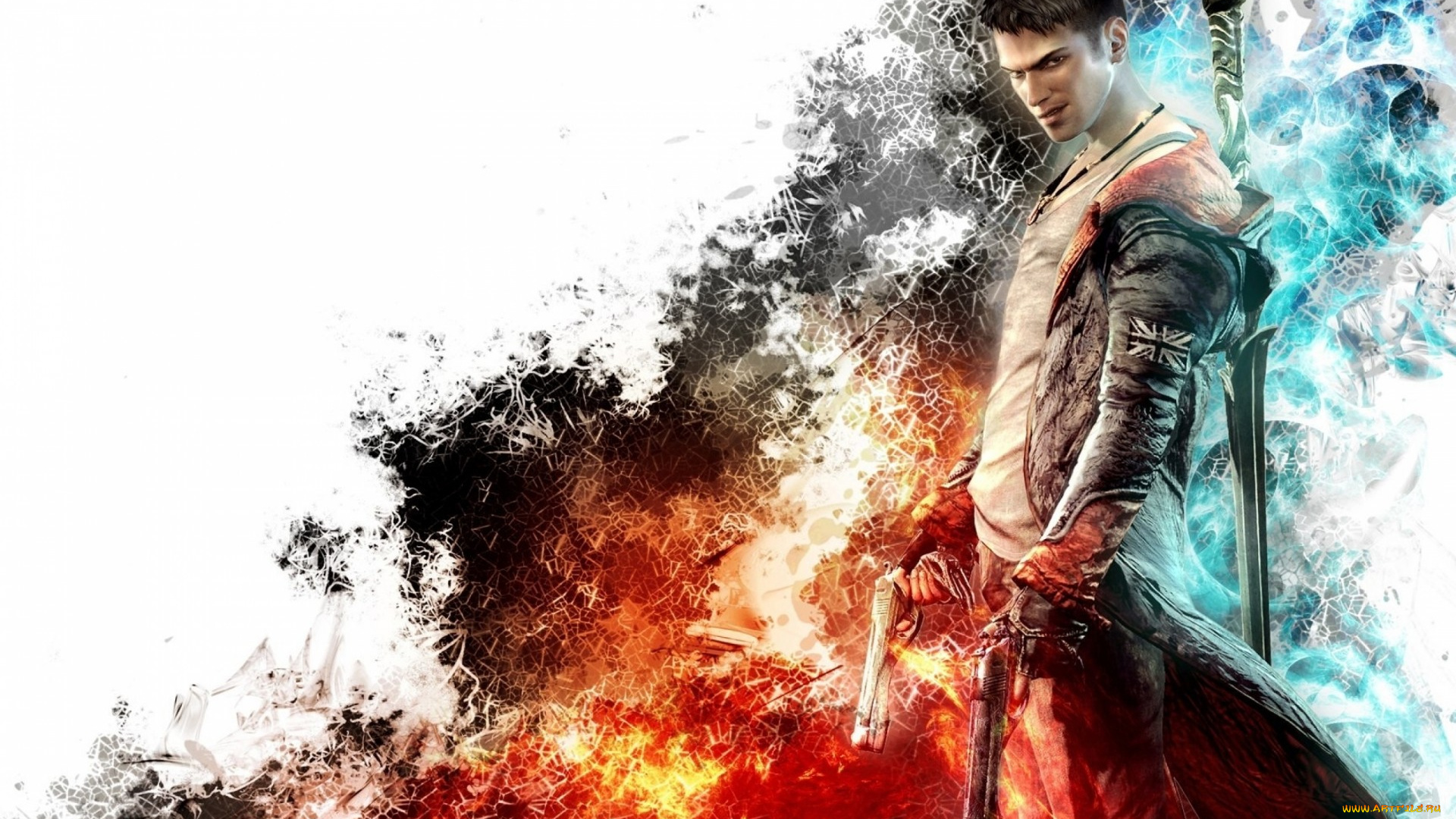 видео, игры, devil, may, cry, меч, взгляд