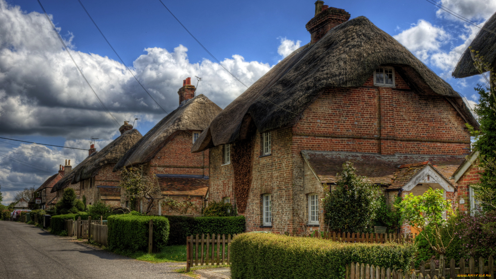 винчестер, хэмпшир, англия, города, улицы, площади, набережные, дома, улица