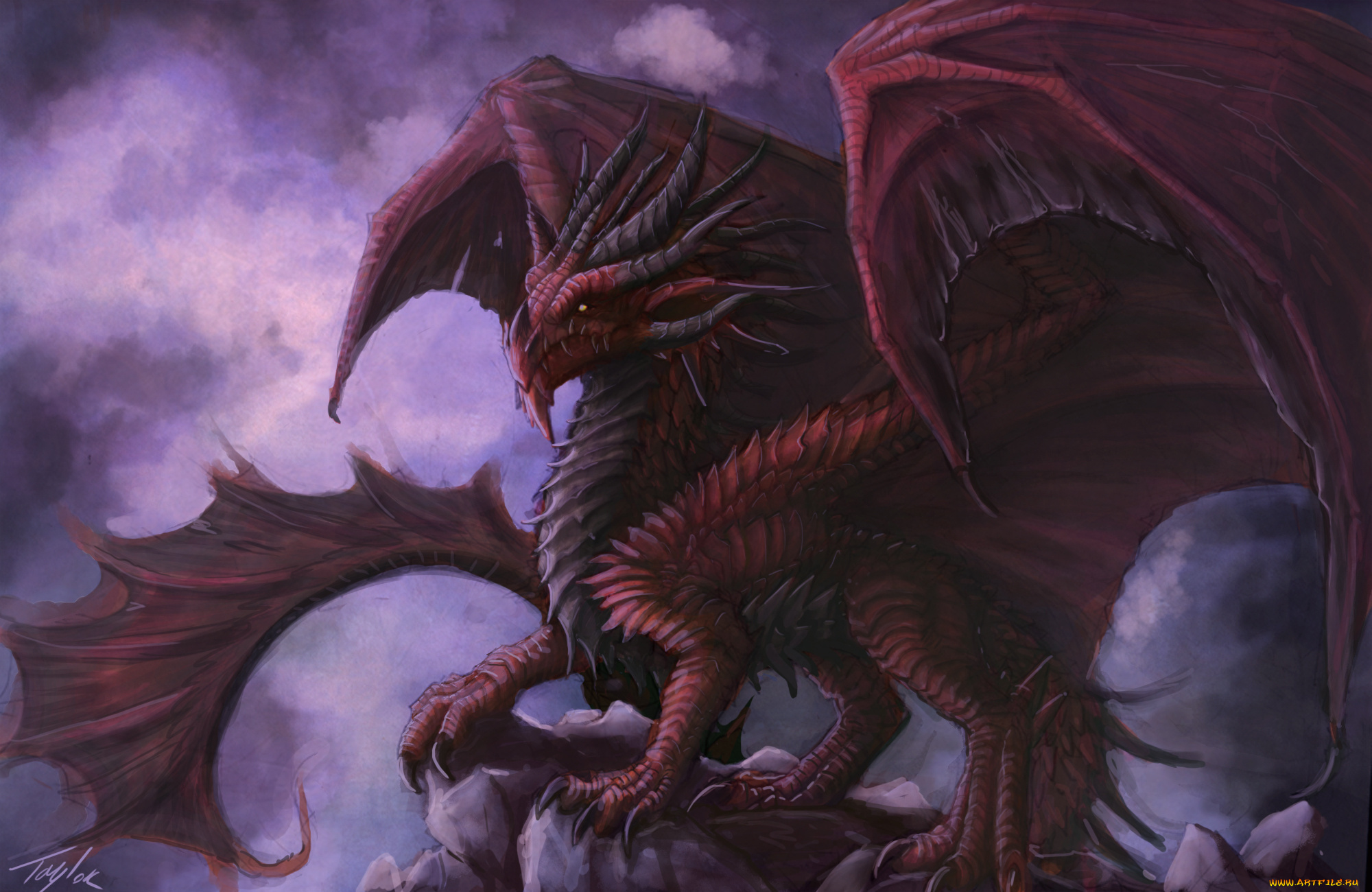фэнтези, драконы, дракон