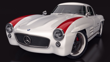 обоя автомобили, 3д, mercedes, benz