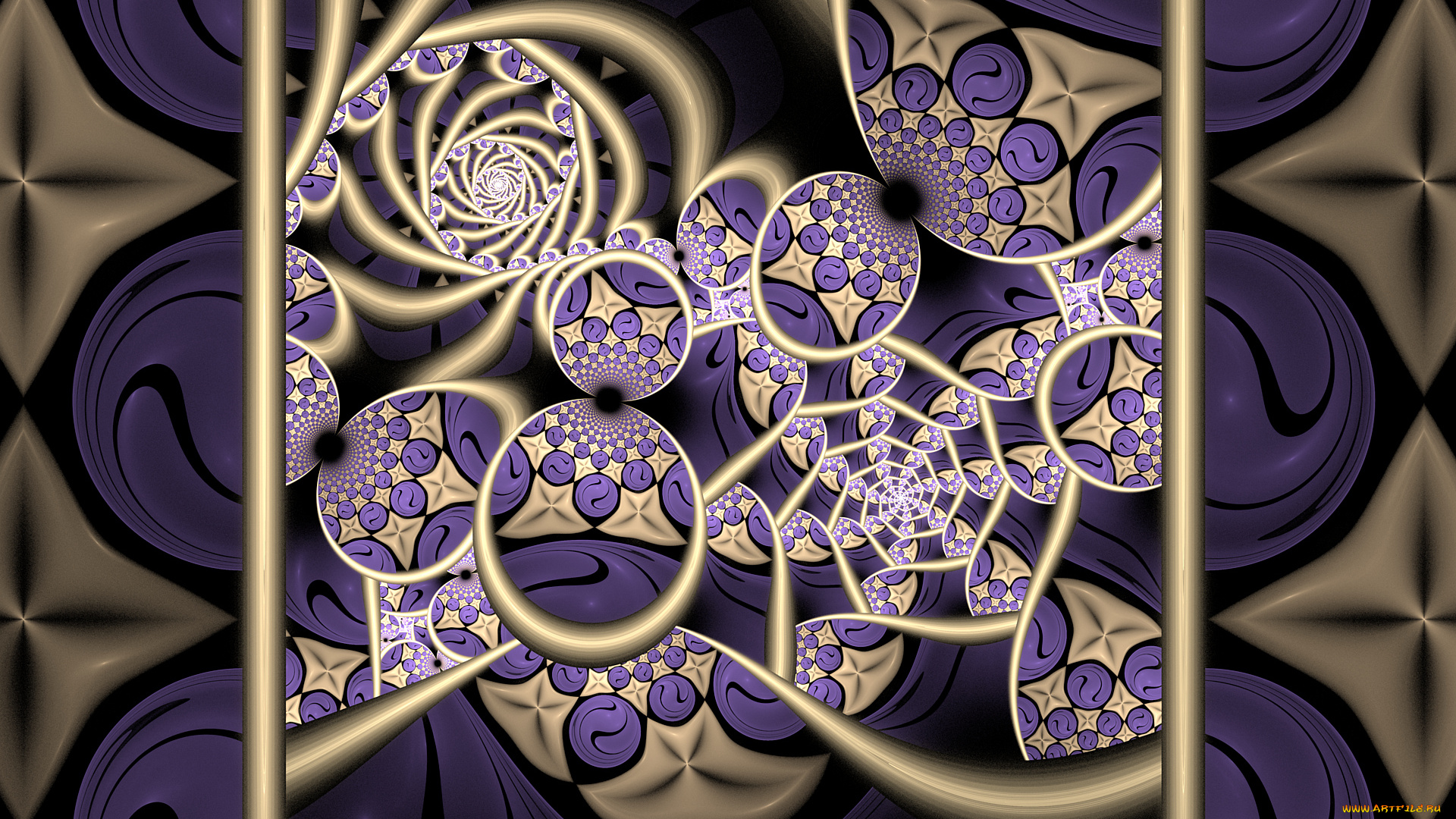 3д, графика, фракталы, , fractal, узор, фон, цвета