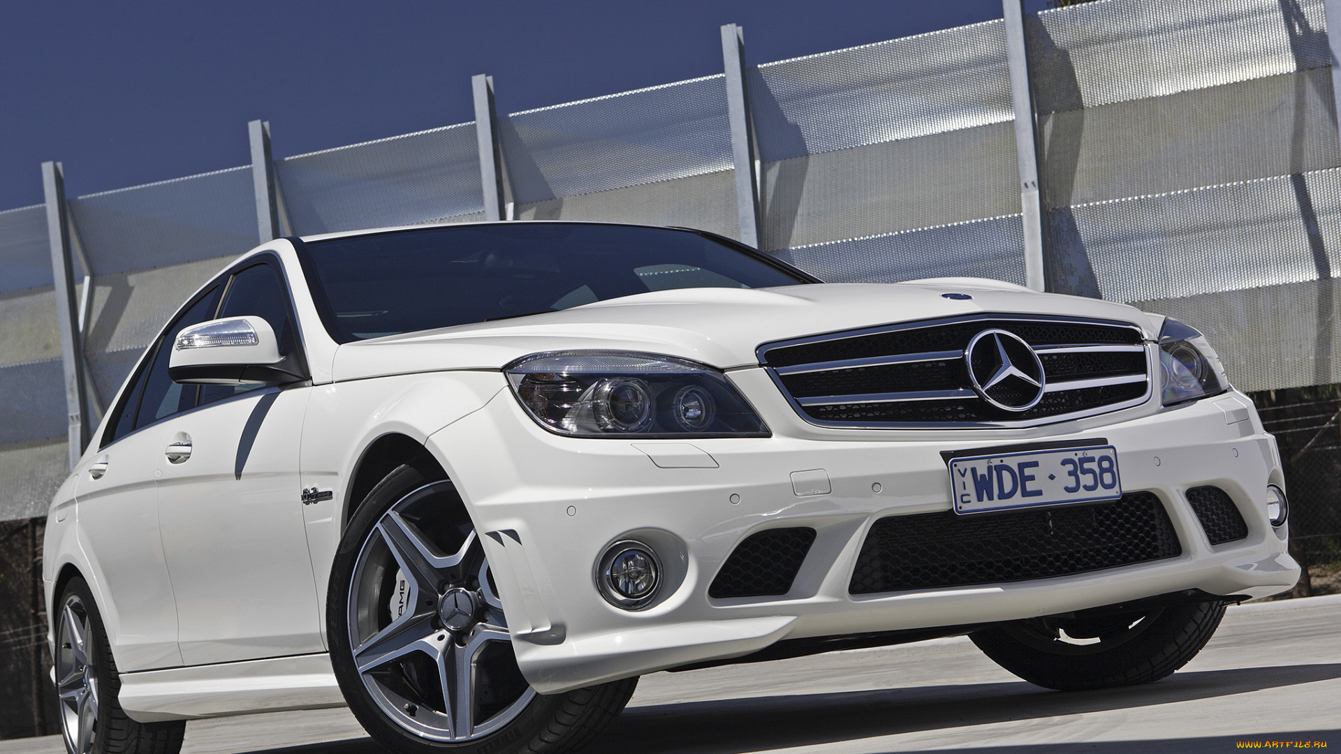 автомобили, mercedes-benz, amg, c, 63, w204, светлый, au-spec