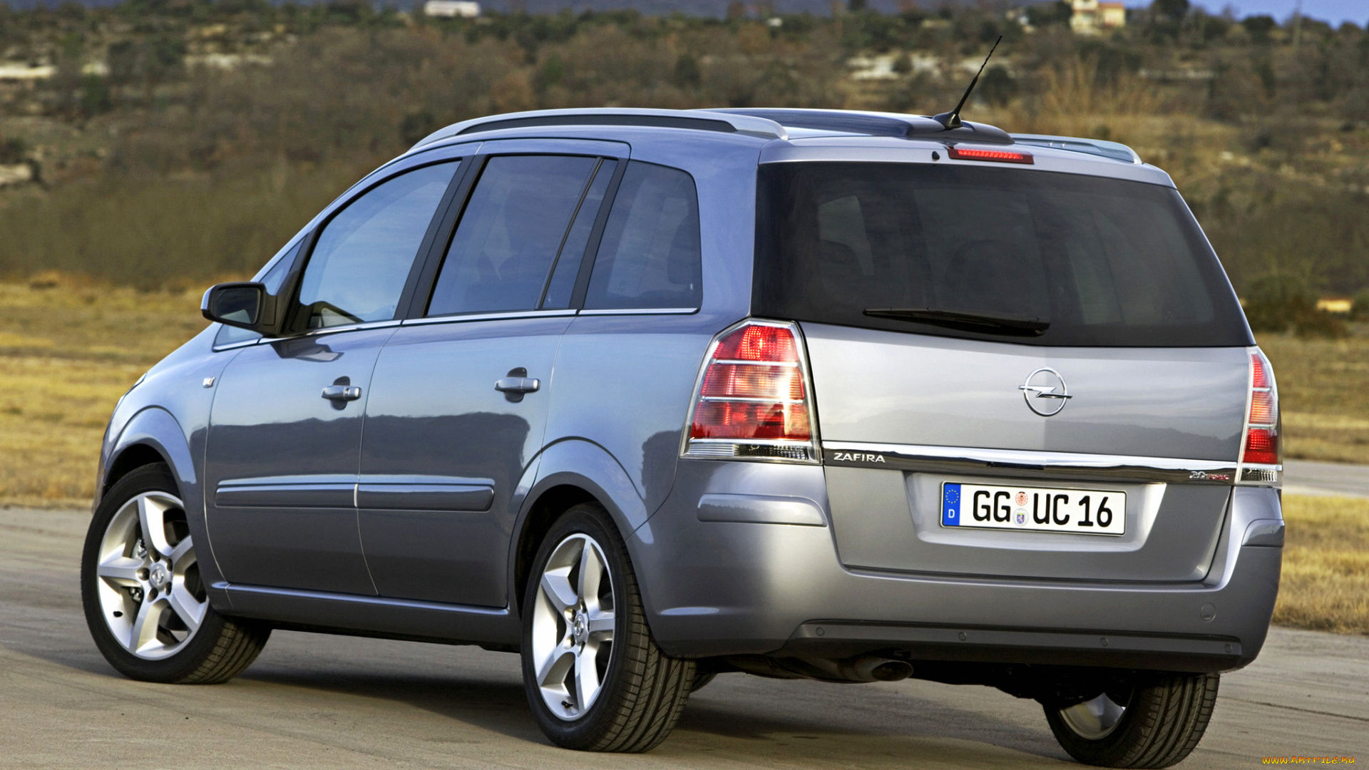 автомобили, opel, серый, b, turbo, zafira, 2-0