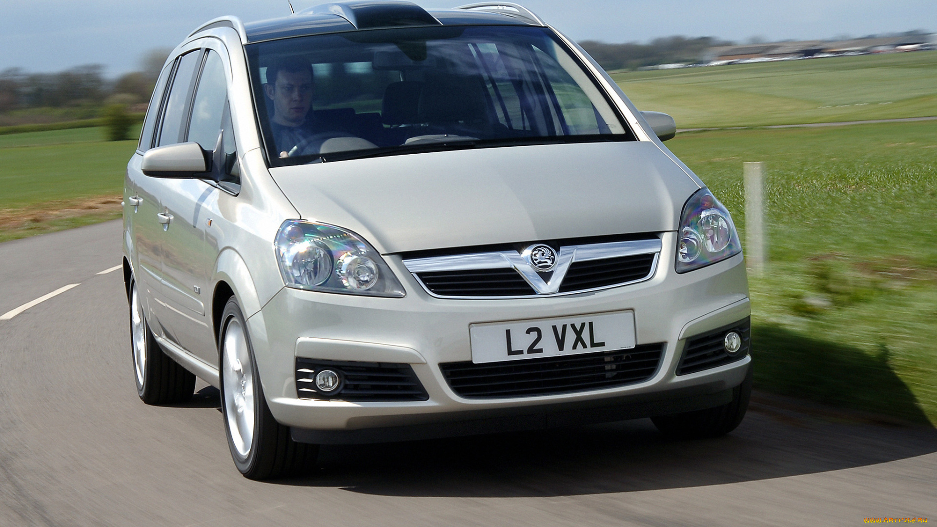 автомобили, vauxhall, zafira, серый