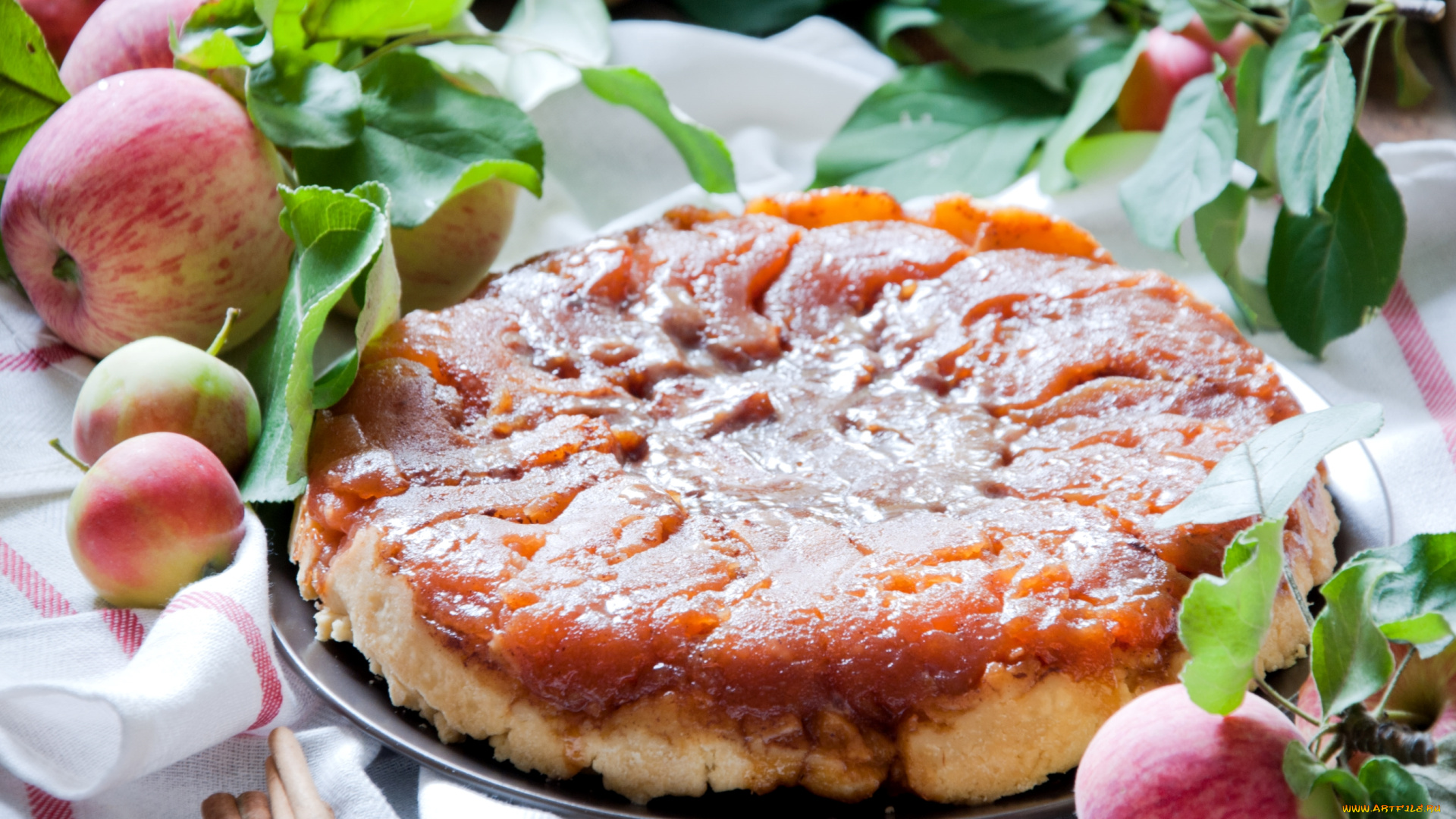 еда, пироги, яблоки