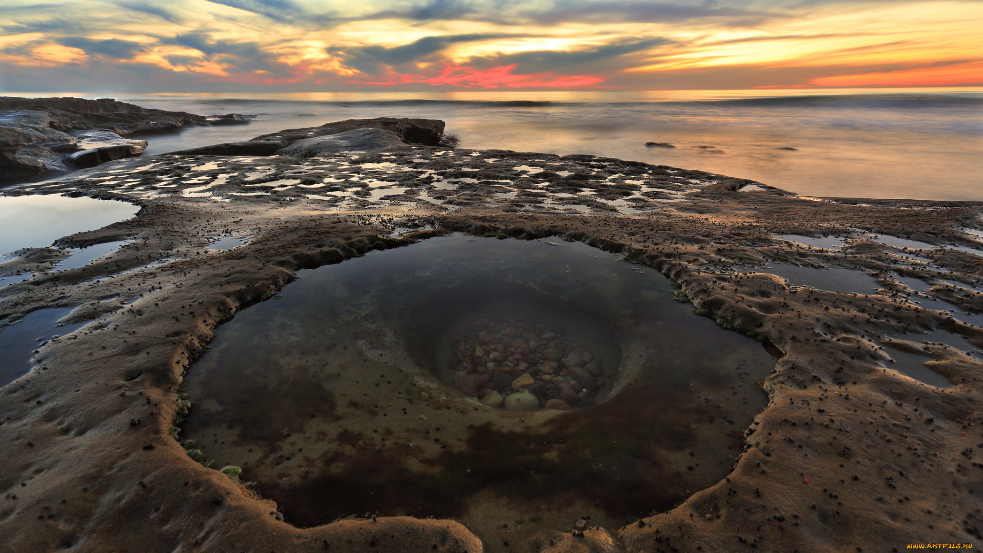 природа, побережье, вода, небо, скалы, камни, море