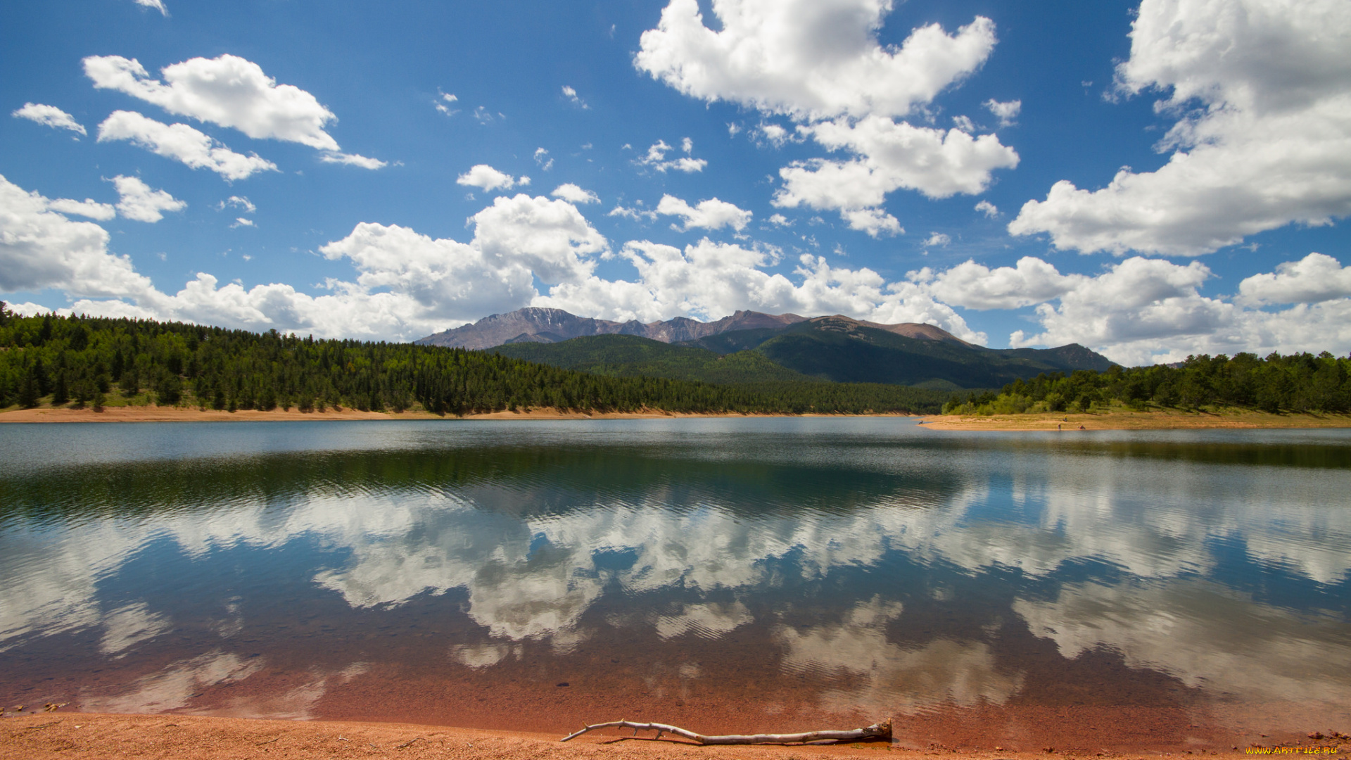 природа, реки, озера, небо, облака, вода, озеро, отражение