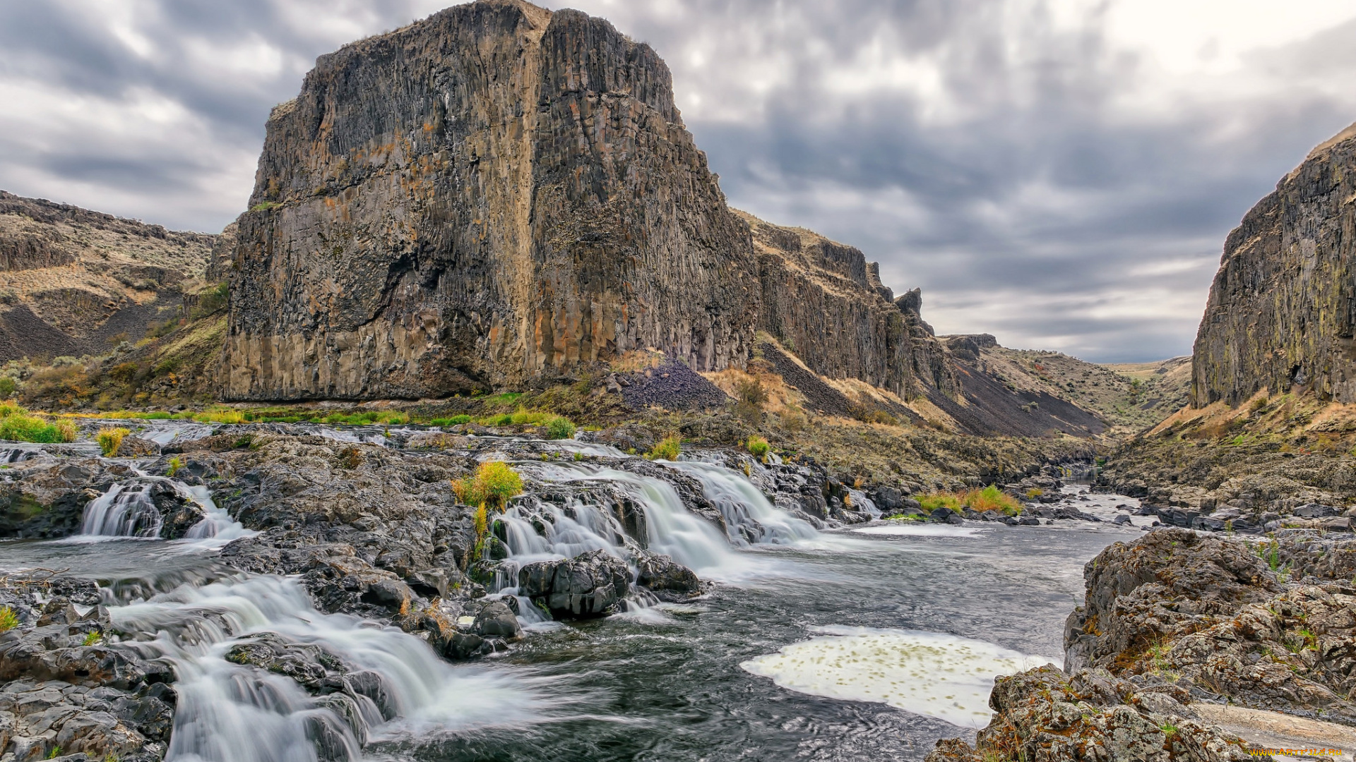 природа, реки, озера, скалы, каньон, река
