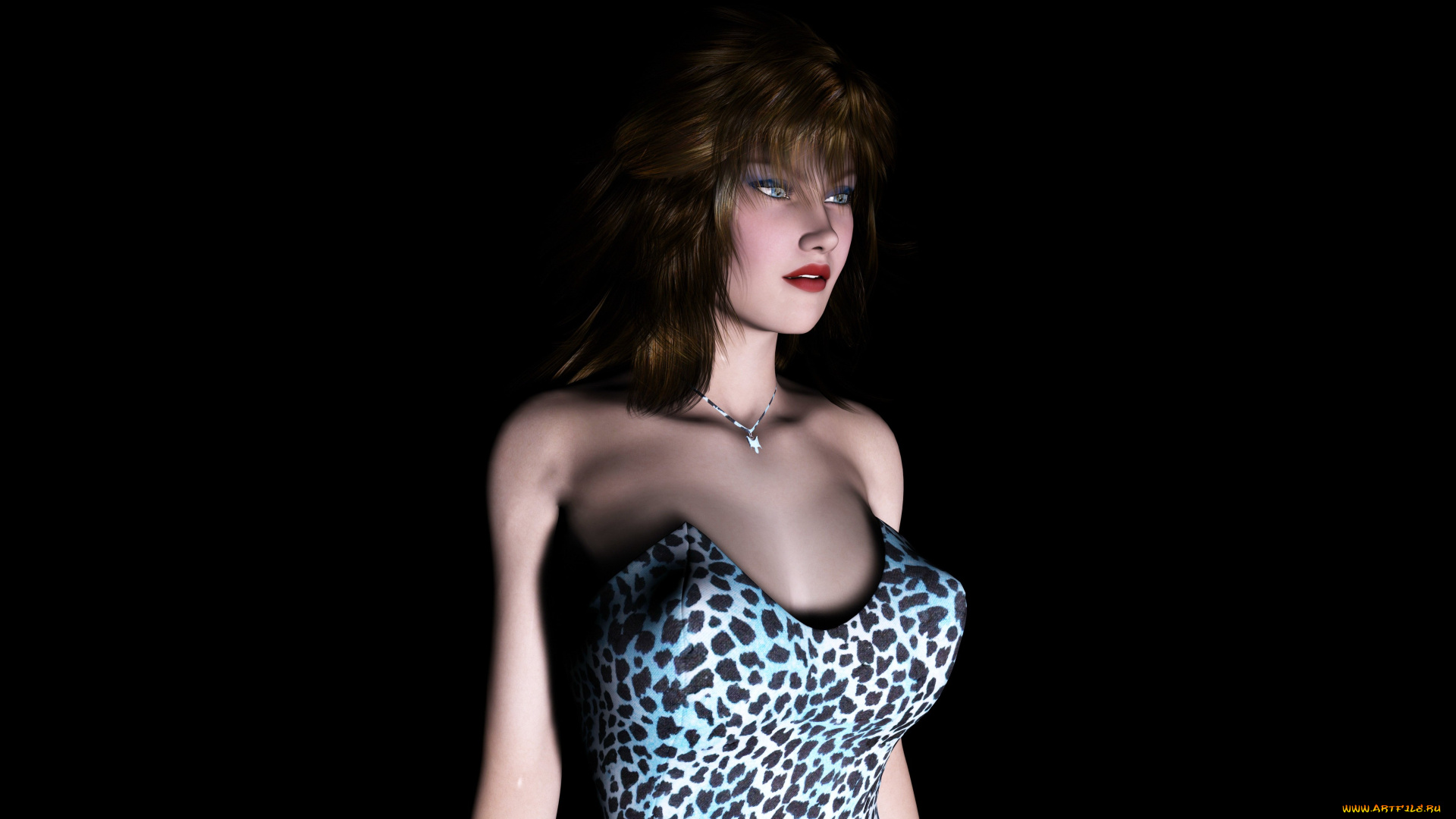 sonna, 3д, графика, люди, , people, девушка, взгляд, фон