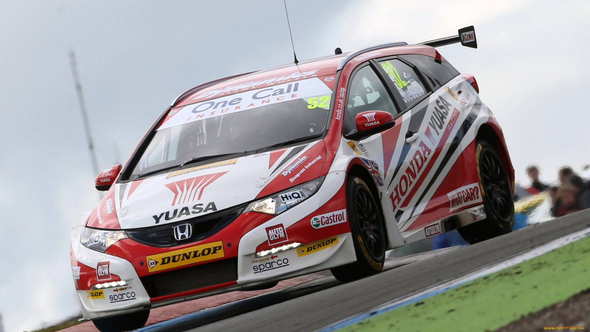 спорт, автоспорт, трек, скорость, btcc, tourer, honda, civic, 2014г